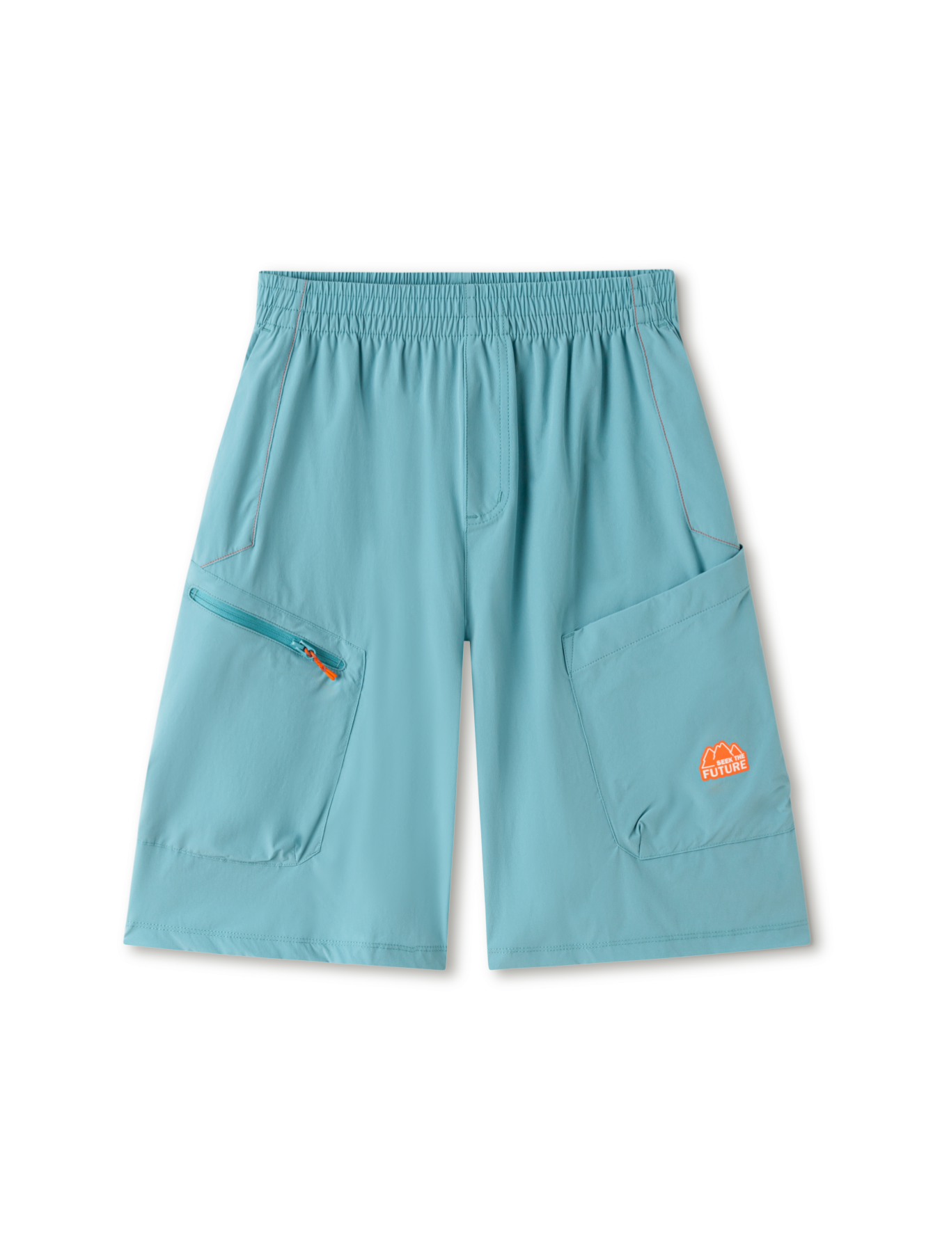 Balabala Boys Utility Shorts Cool Gray,Gray Blue,Black