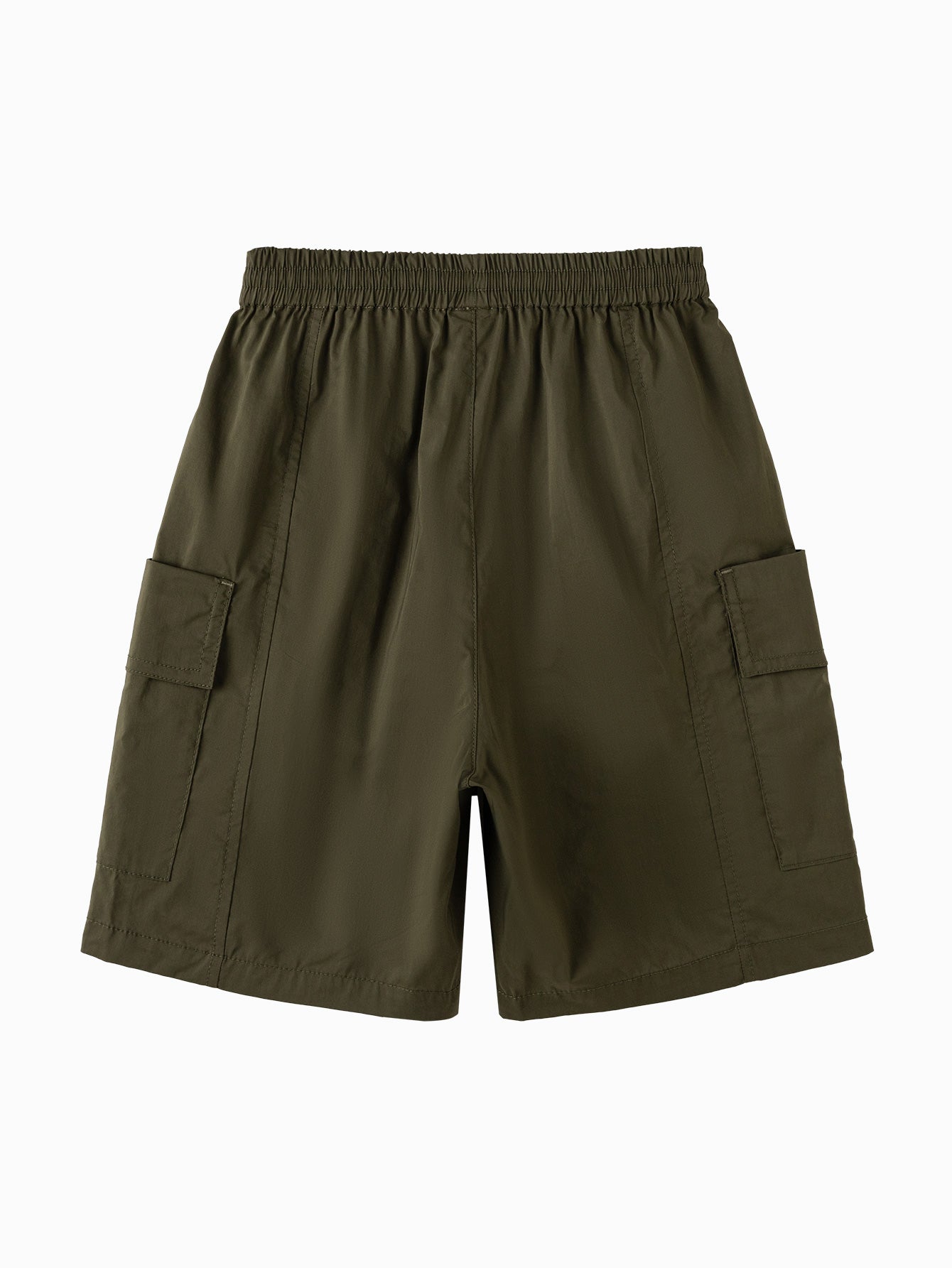 Balabala Boys Pixel Print Shorts Gray,Olive Green