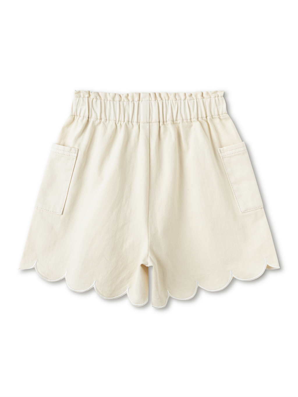 Balabala Girls Scallop Shorts Coffee