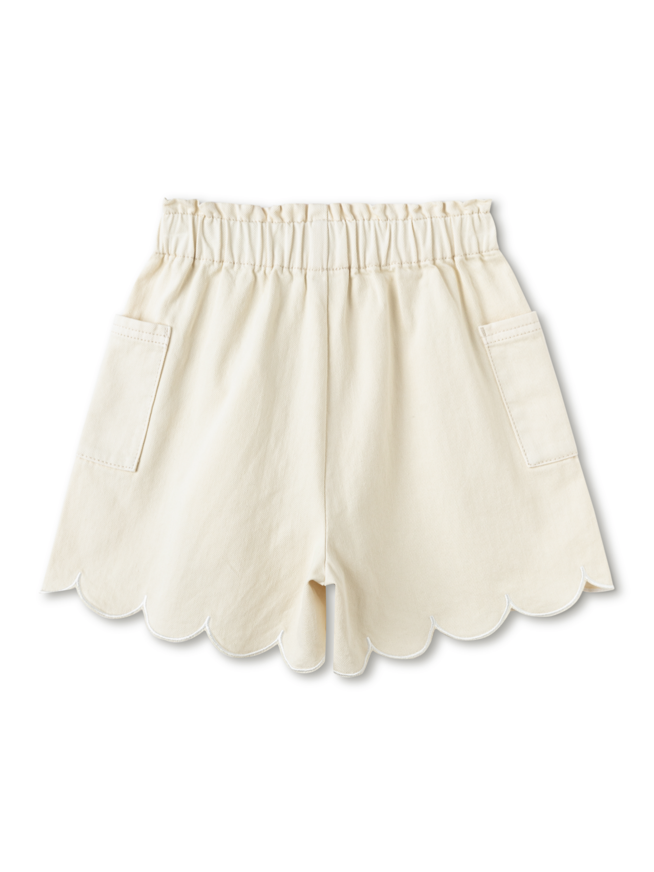Balabala Girls Scallop Shorts Coffee