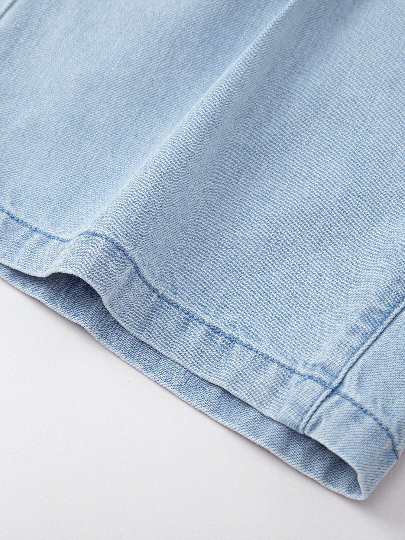Balabala Girls Flower Denim Shorts Pink,Light Blue