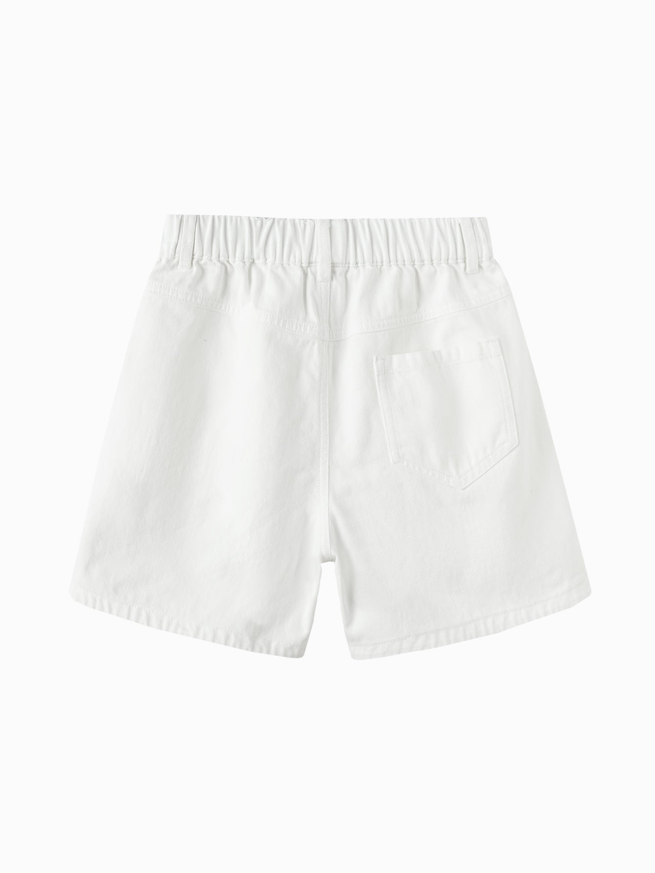 Balabala Girls Bow Shorts Light Blue,Cream White
