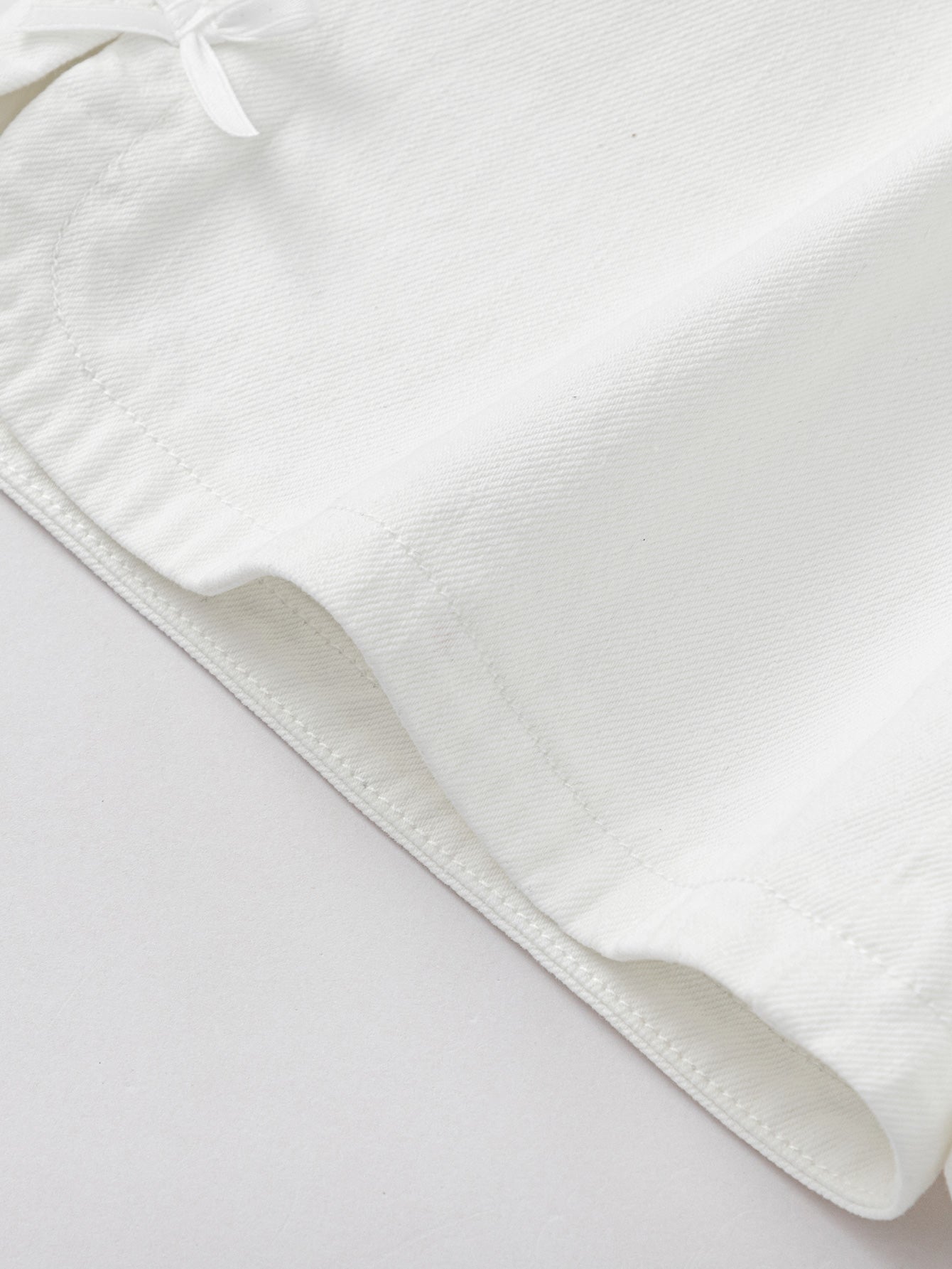 Balabala Girls Bow Shorts Light Blue,Cream White