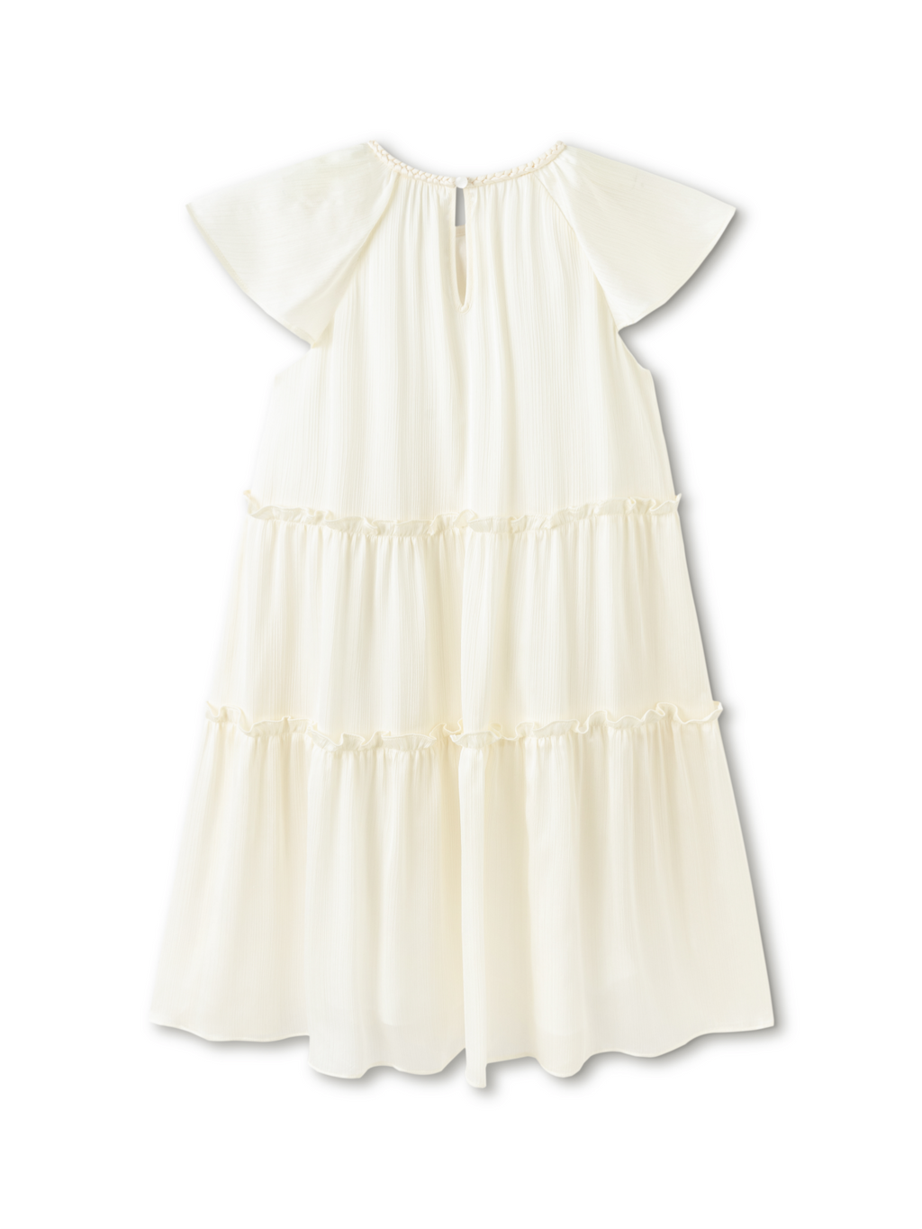 Balabala Girls Floral Tiered Dress Pink,White
