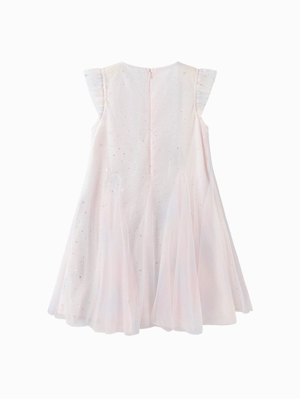 Balabala Girls Gradient Tulle Dress Blue,Pink