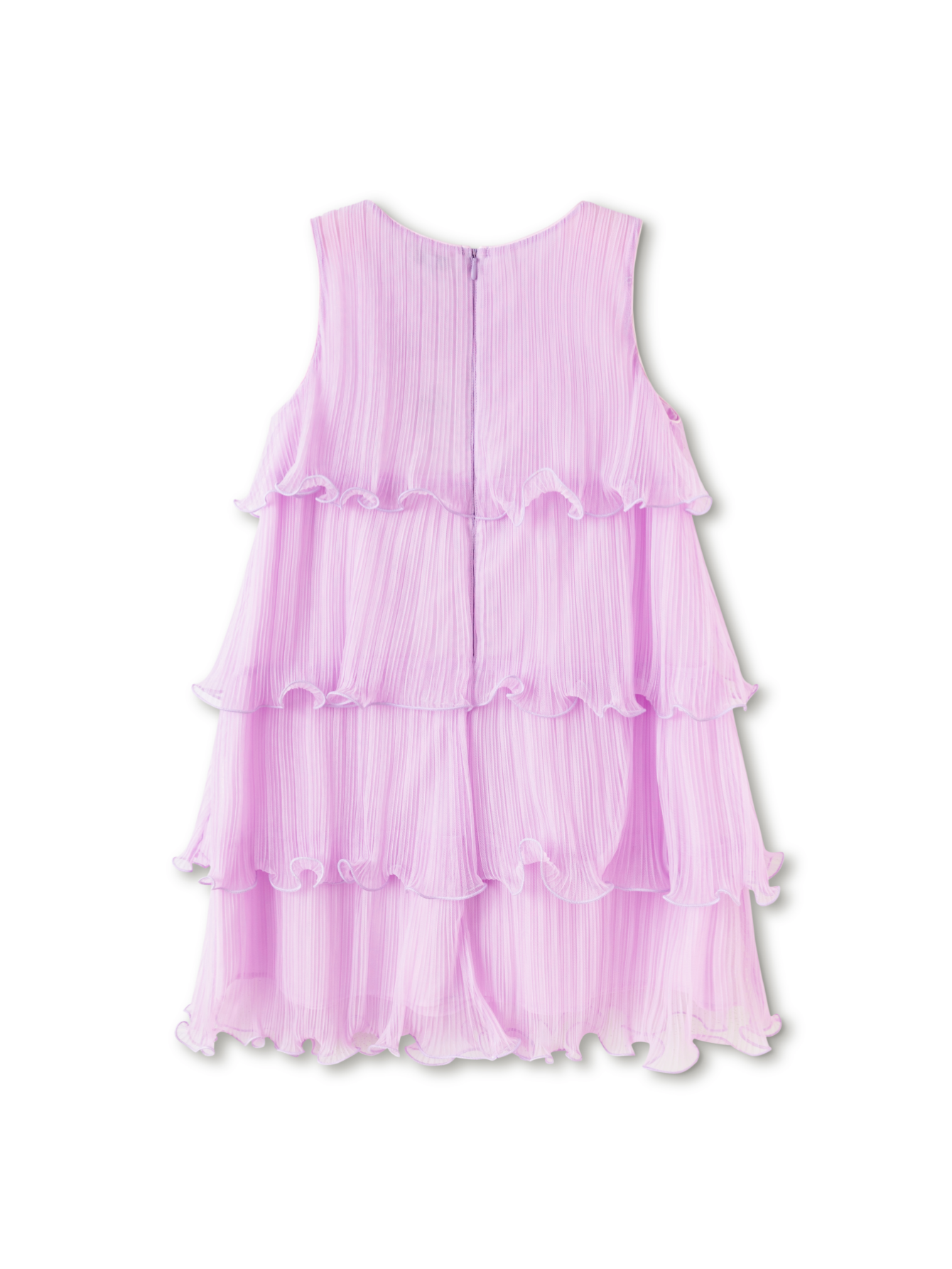 Balabala Girls Layered Dress Purple
