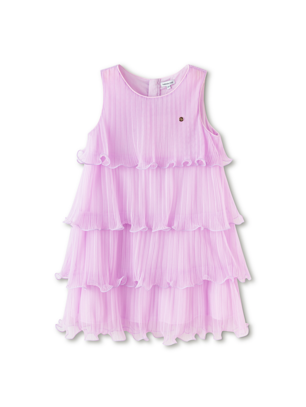 Balabala Girls Layered Dress Purple