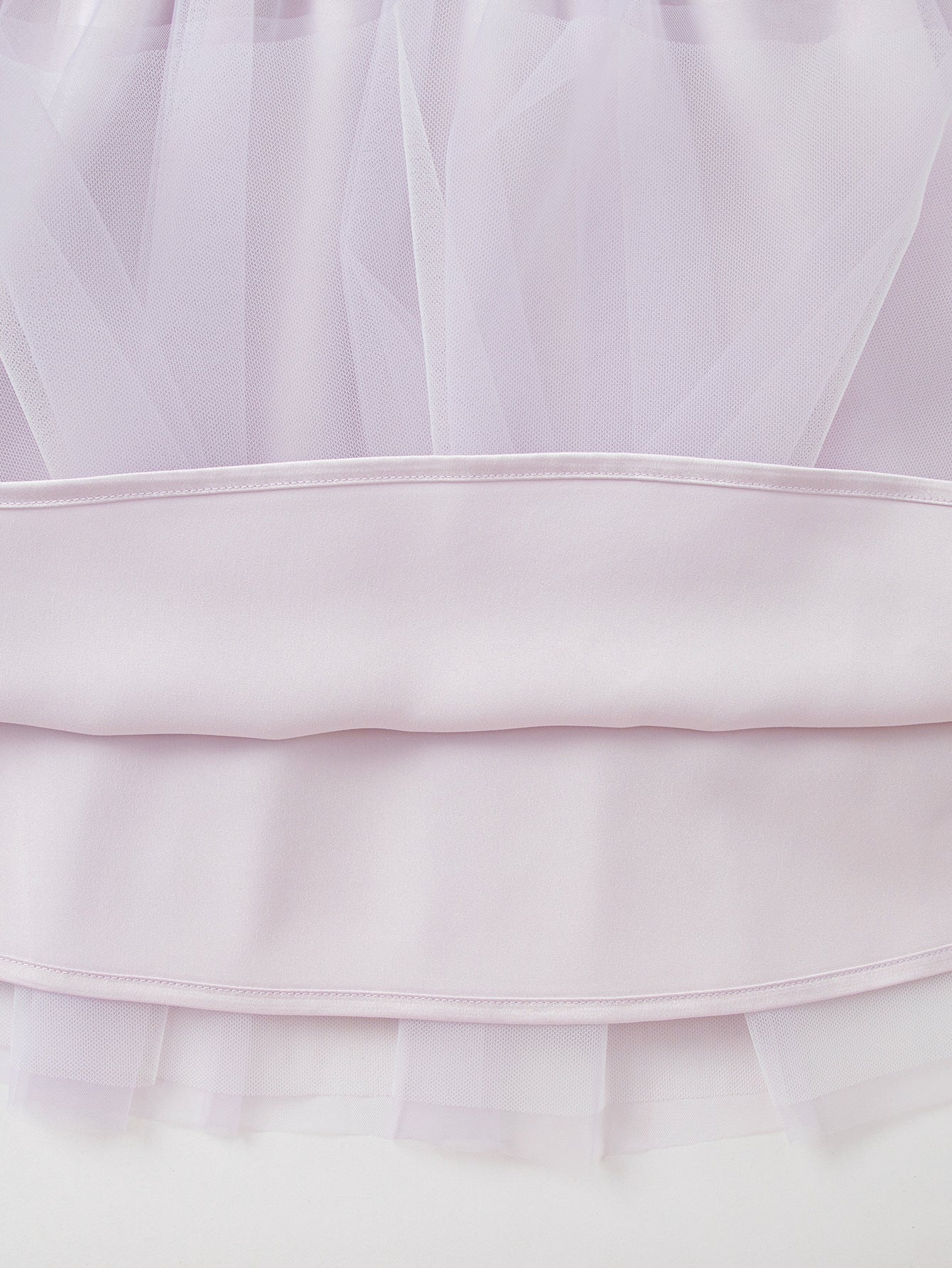 Balabala Girls Bow Tulle Dress White,Purple