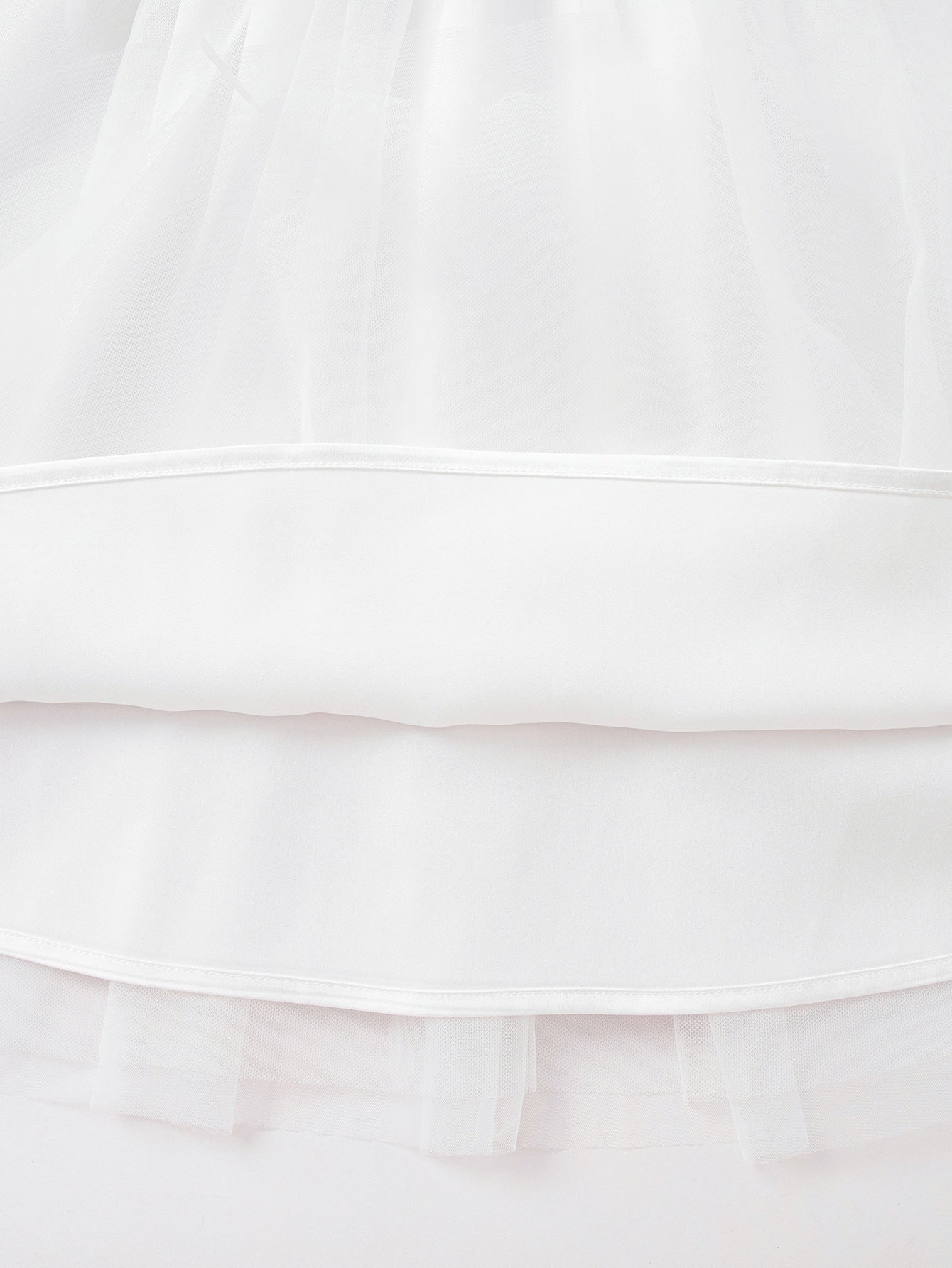 Balabala Girls Bow Tulle Dress White,Purple