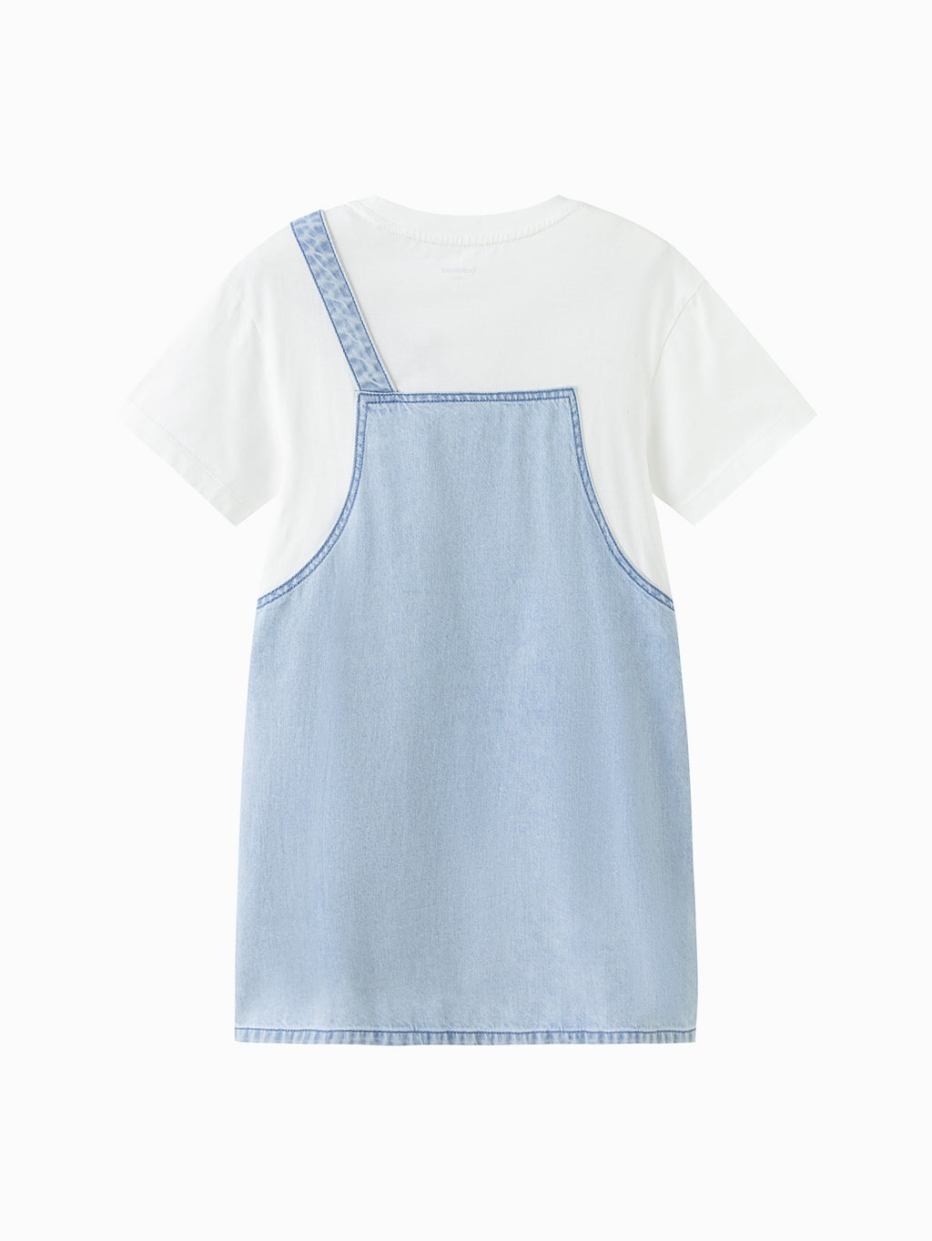Balabala Girls Hello Kitty Denim Dress Set Light Blue