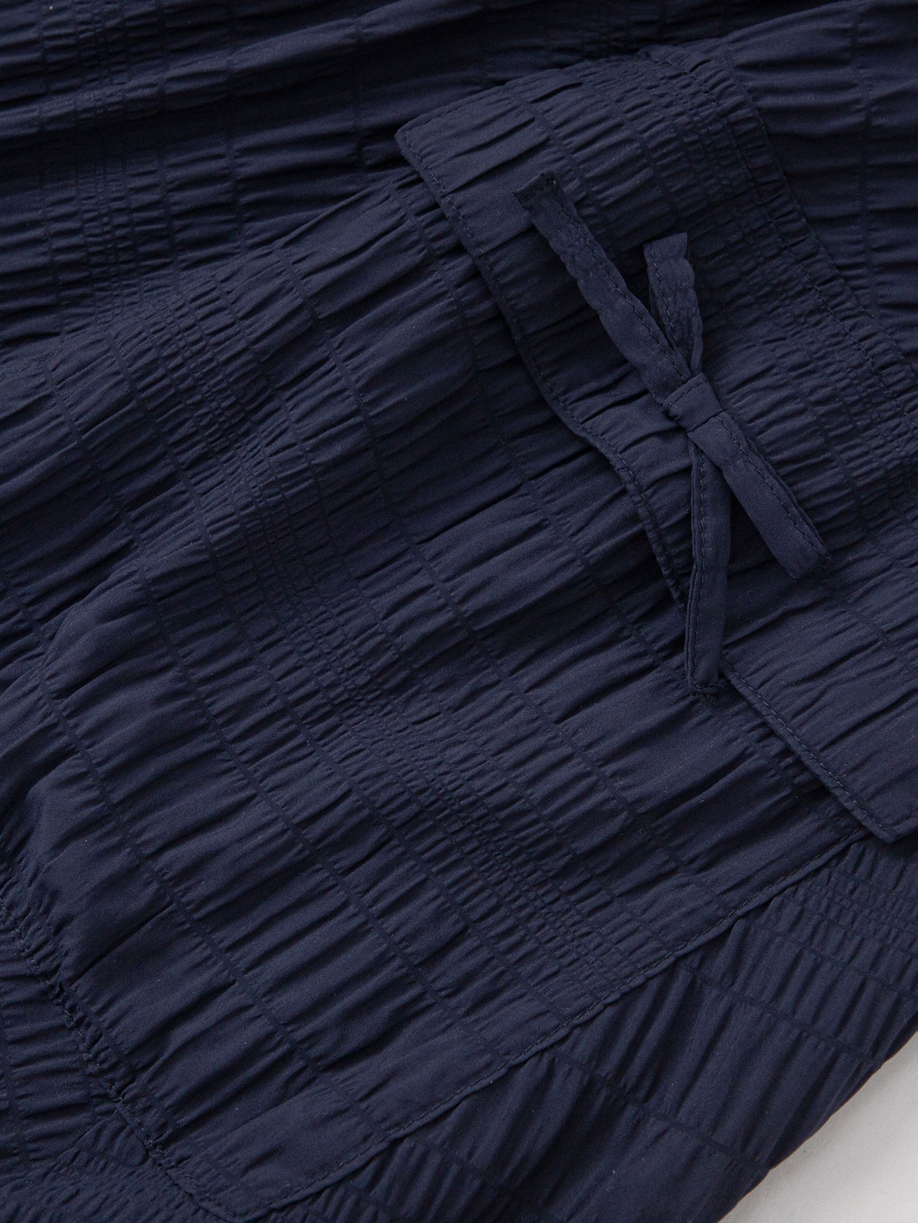 Balabala Girls Layered Dress Set Blue White,Navy White