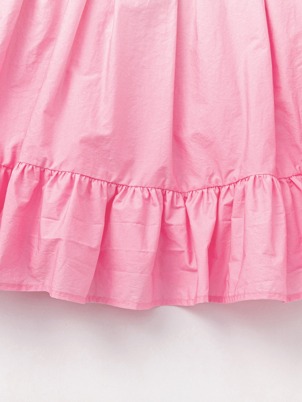 Balabala Girls Puff Sleeve Dress Pink
