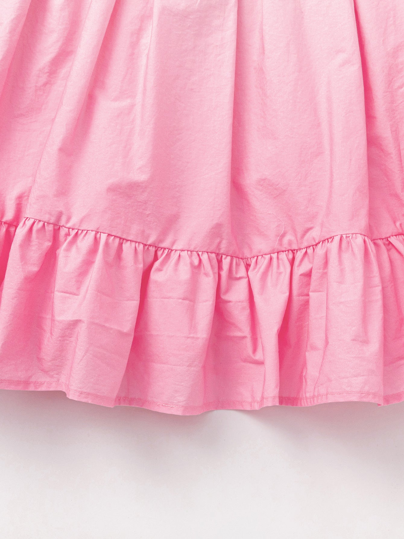 Balabala Girls Puff Sleeve Dress Pink