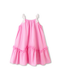 Balabala Girls Ruffle Dress Pink