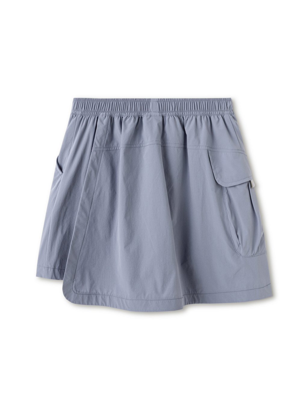 Balabala Girls Color Block Cargo Skirt Gray Purple