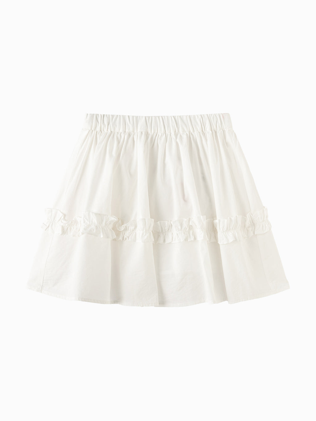 Balabala Girls Layered Skirt White