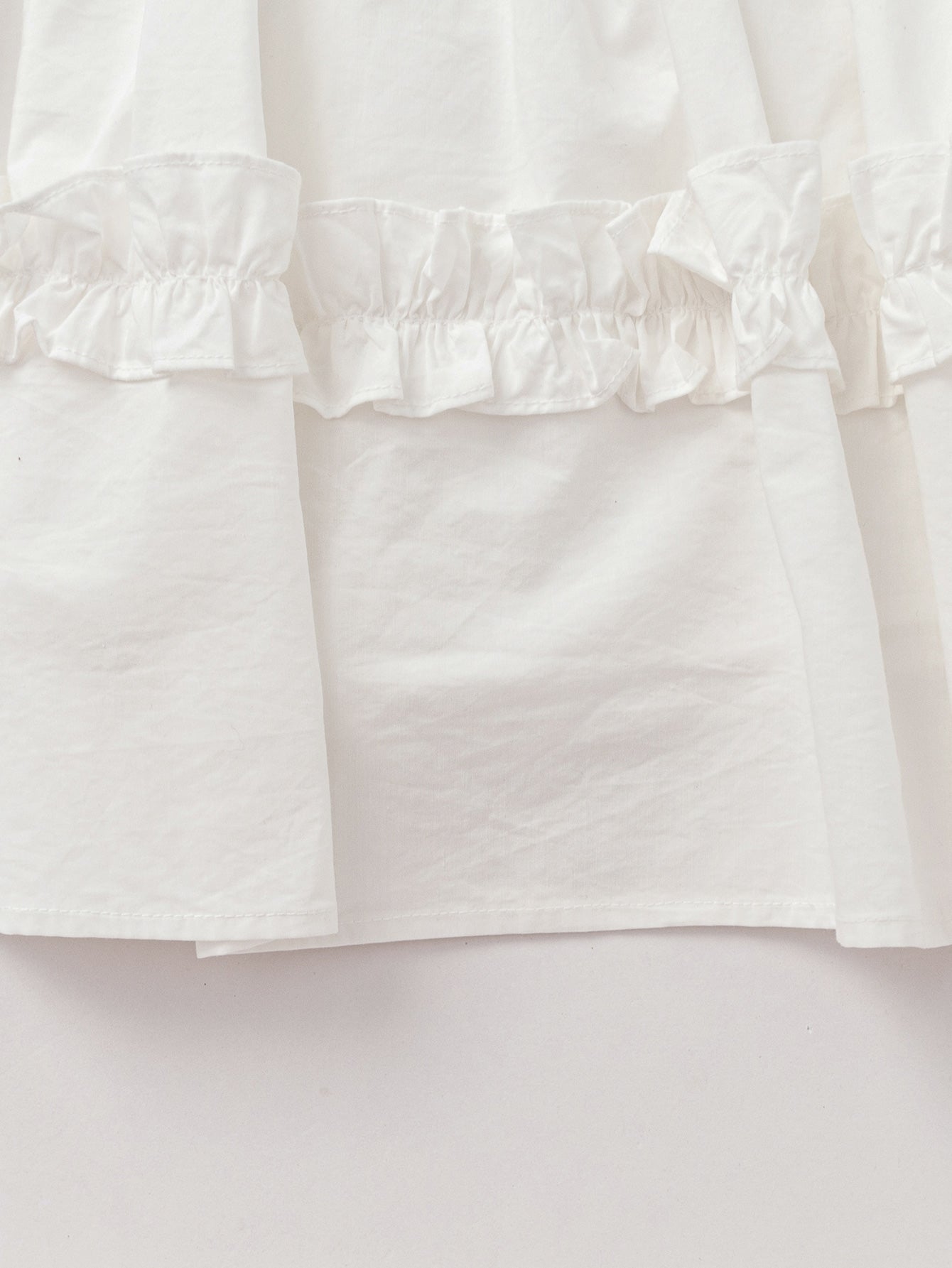 Balabala Girls Layered Skirt White