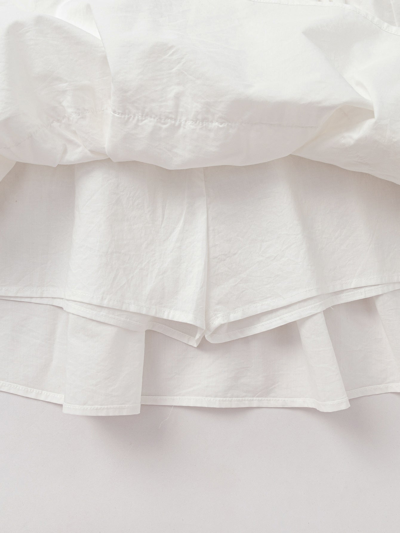 Balabala Girls Layered Skirt White