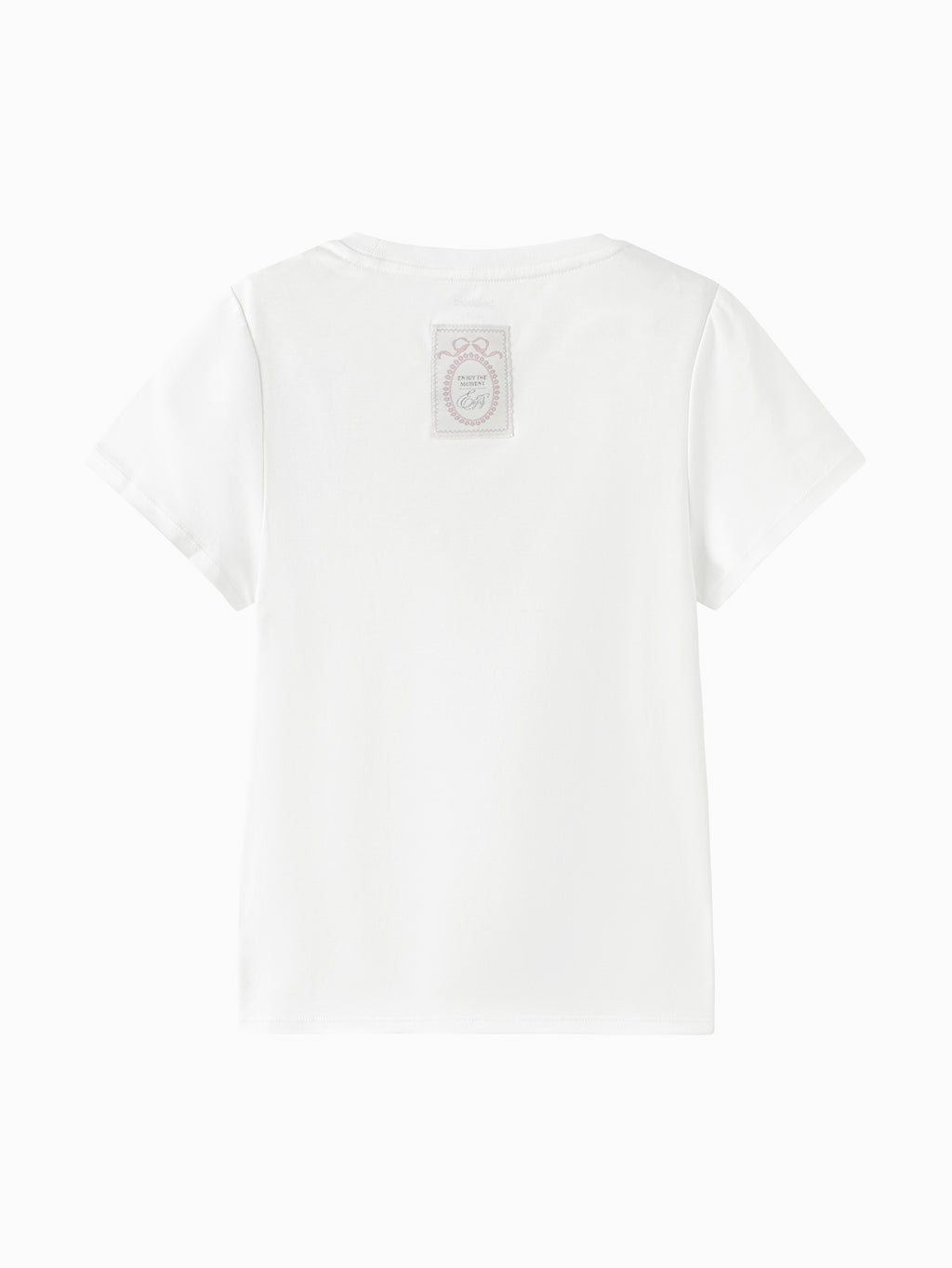 Balabala Girls Swan Graphic T Shirt White,Purple,Pink