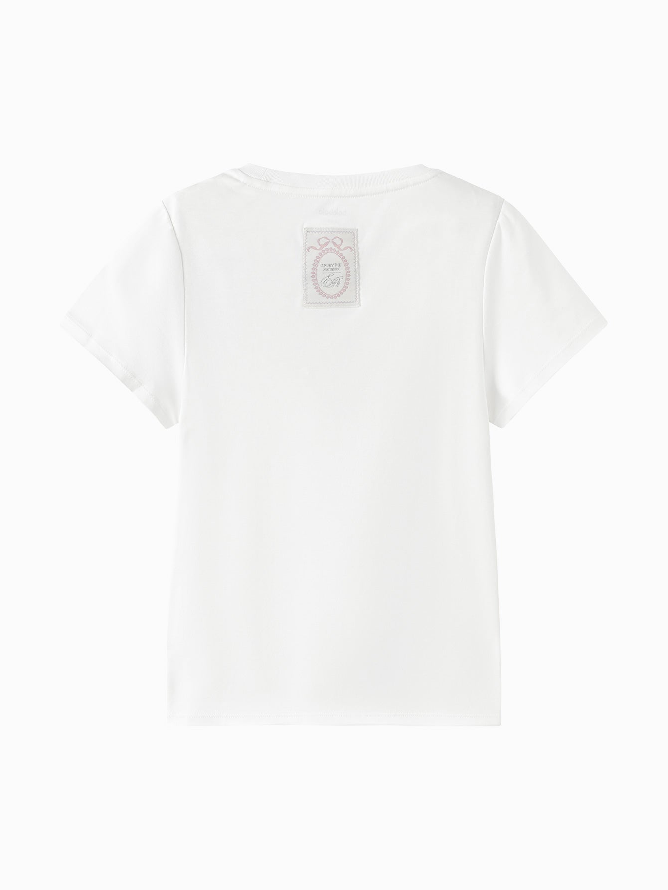 Balabala Girls Swan Graphic T Shirt White,Purple,Pink