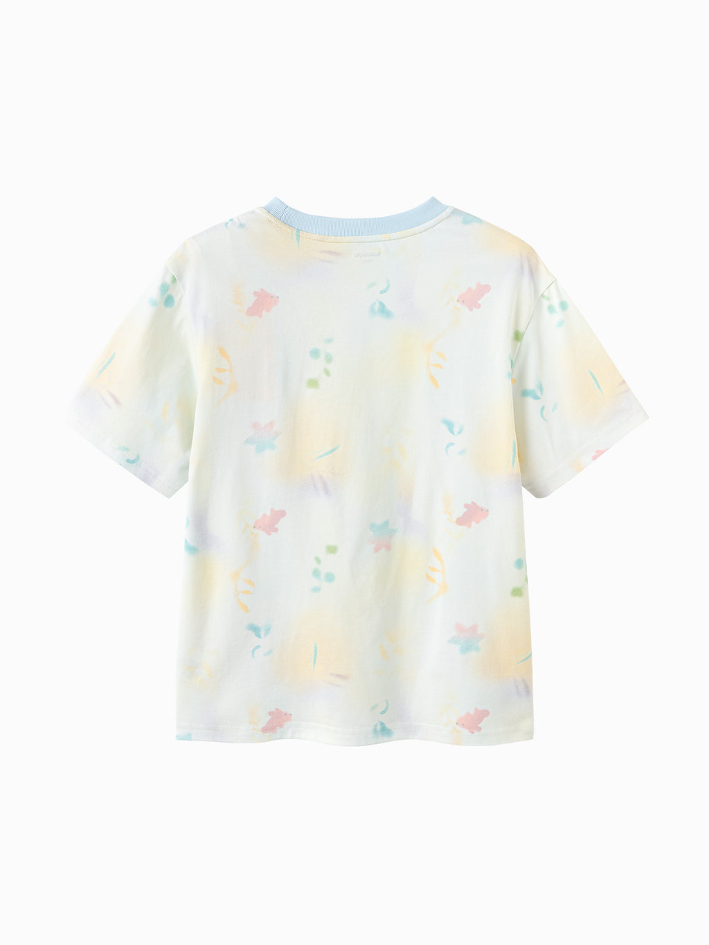 Balabala Girls Graphic T Shirt White,Blue,Light Yellow,Violet