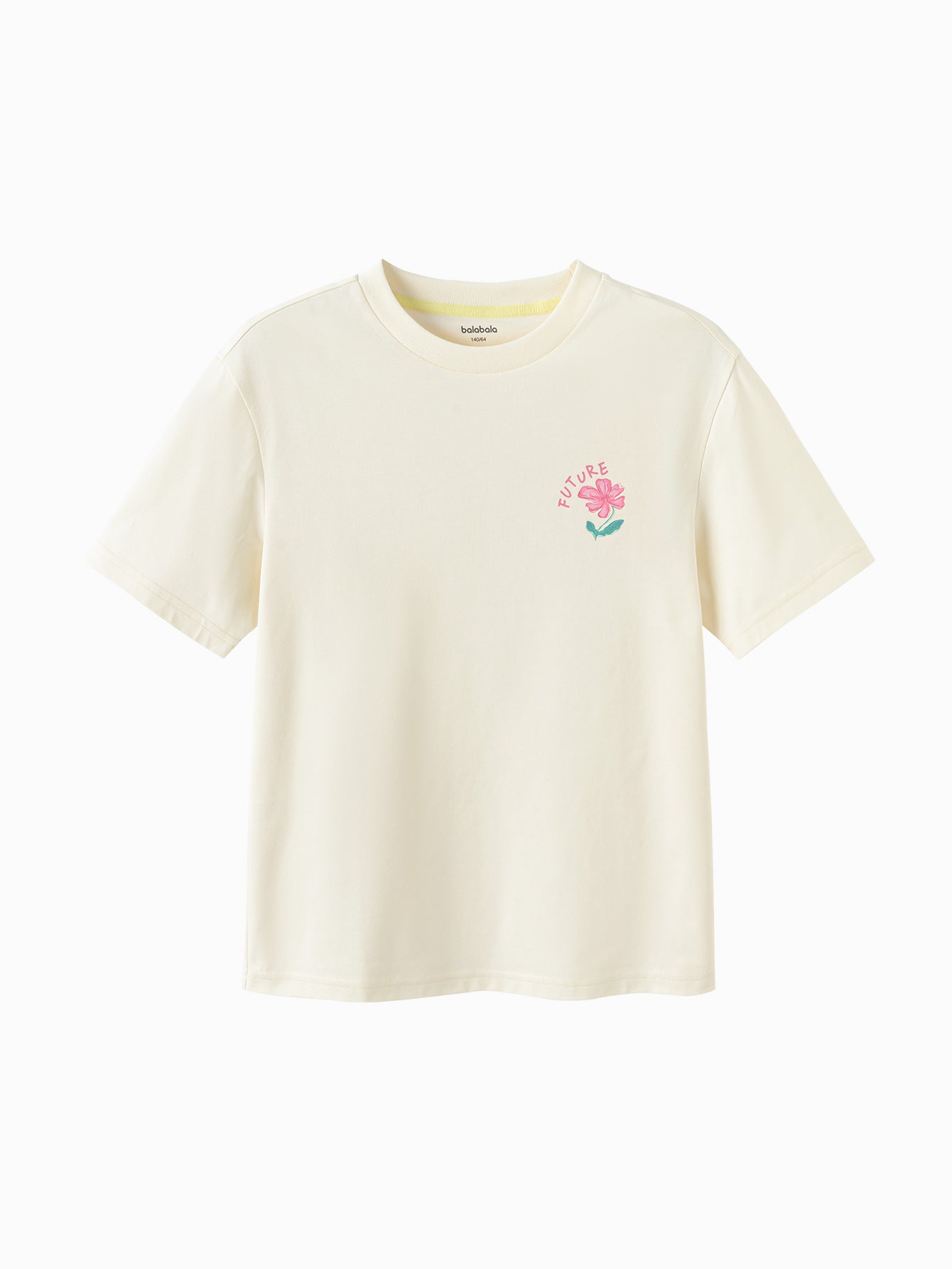 Balabala Girls Graphic T Shirt White,Blue,Light Yellow,Violet