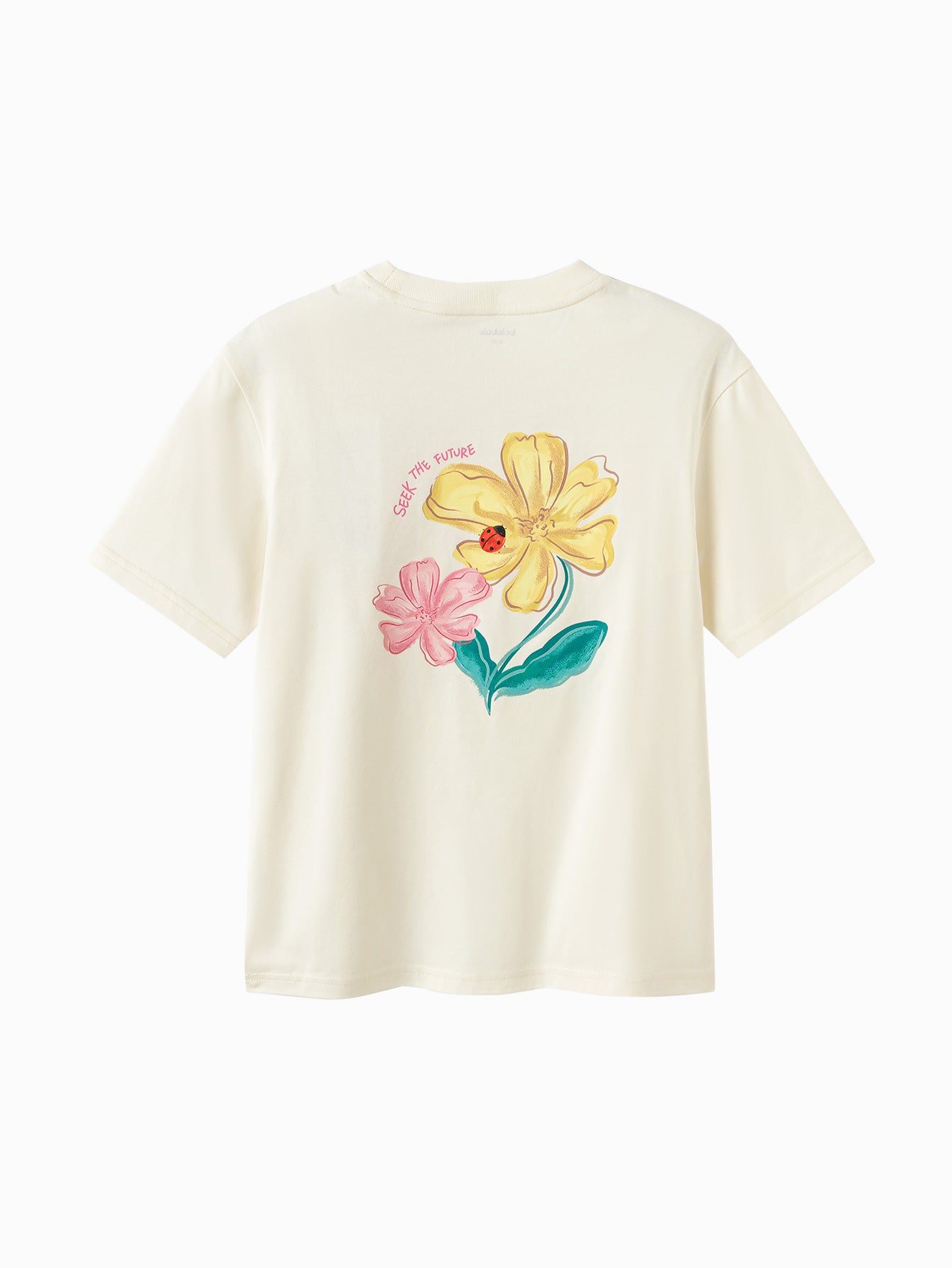 Balabala Girls Graphic T Shirt White,Blue,Light Yellow,Violet
