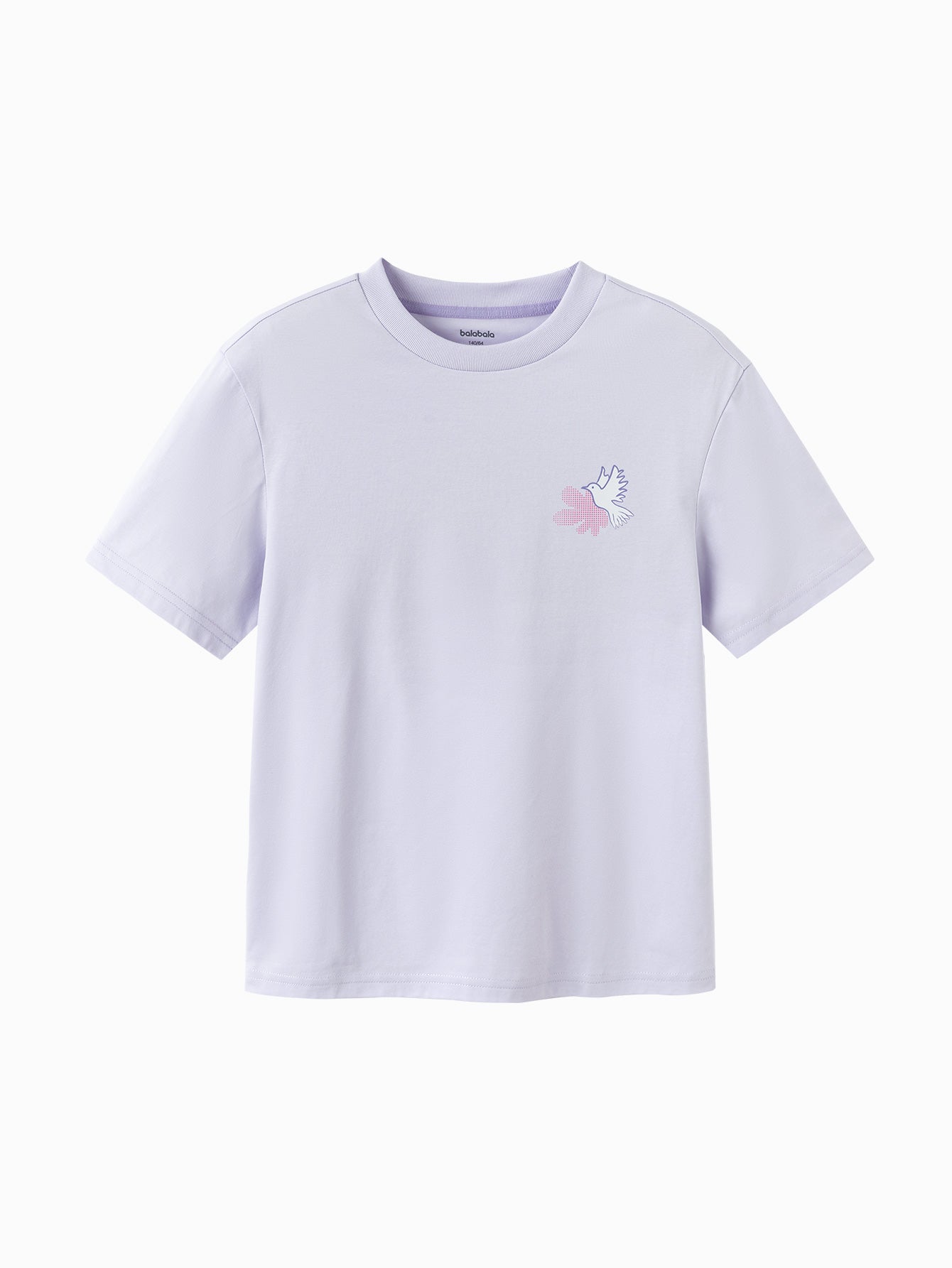 Balabala Girls Graphic T Shirt White,Blue,Light Yellow,Violet