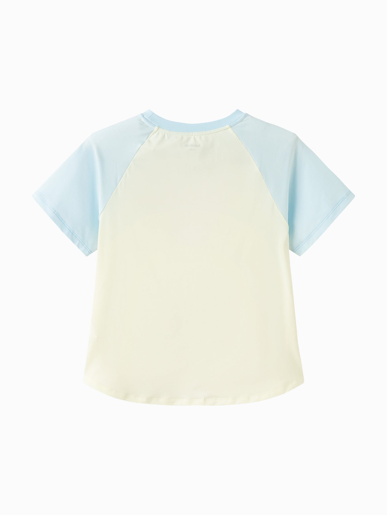 Balabala Girls Raglan T Shirt Cream Blue,Violet