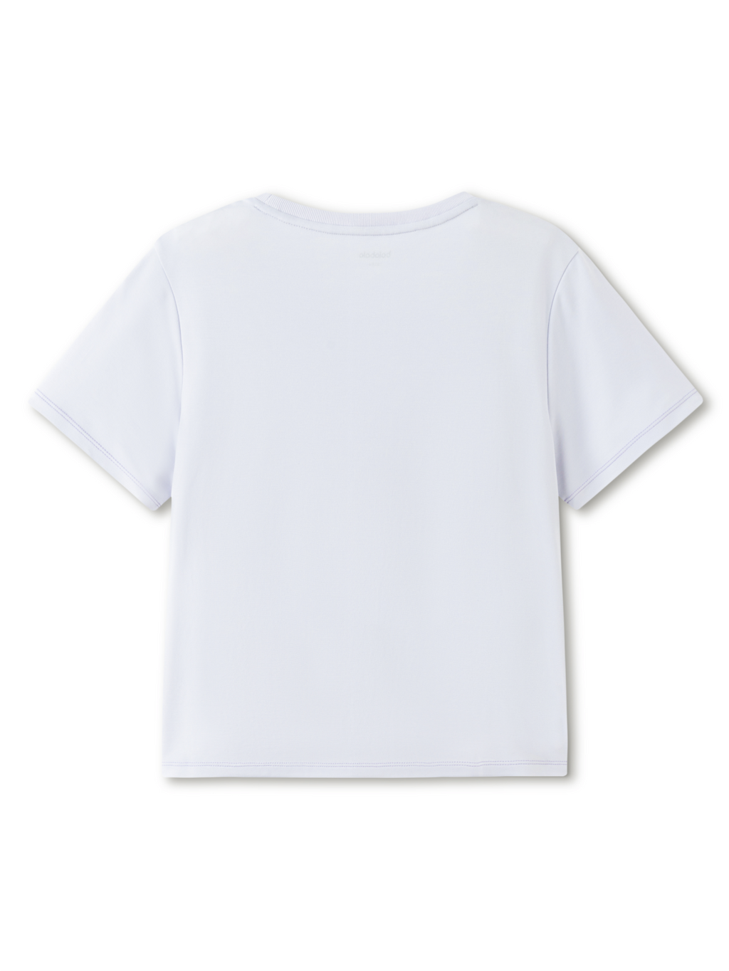Balabala Girls Ruched Side T Shirt White,Violet