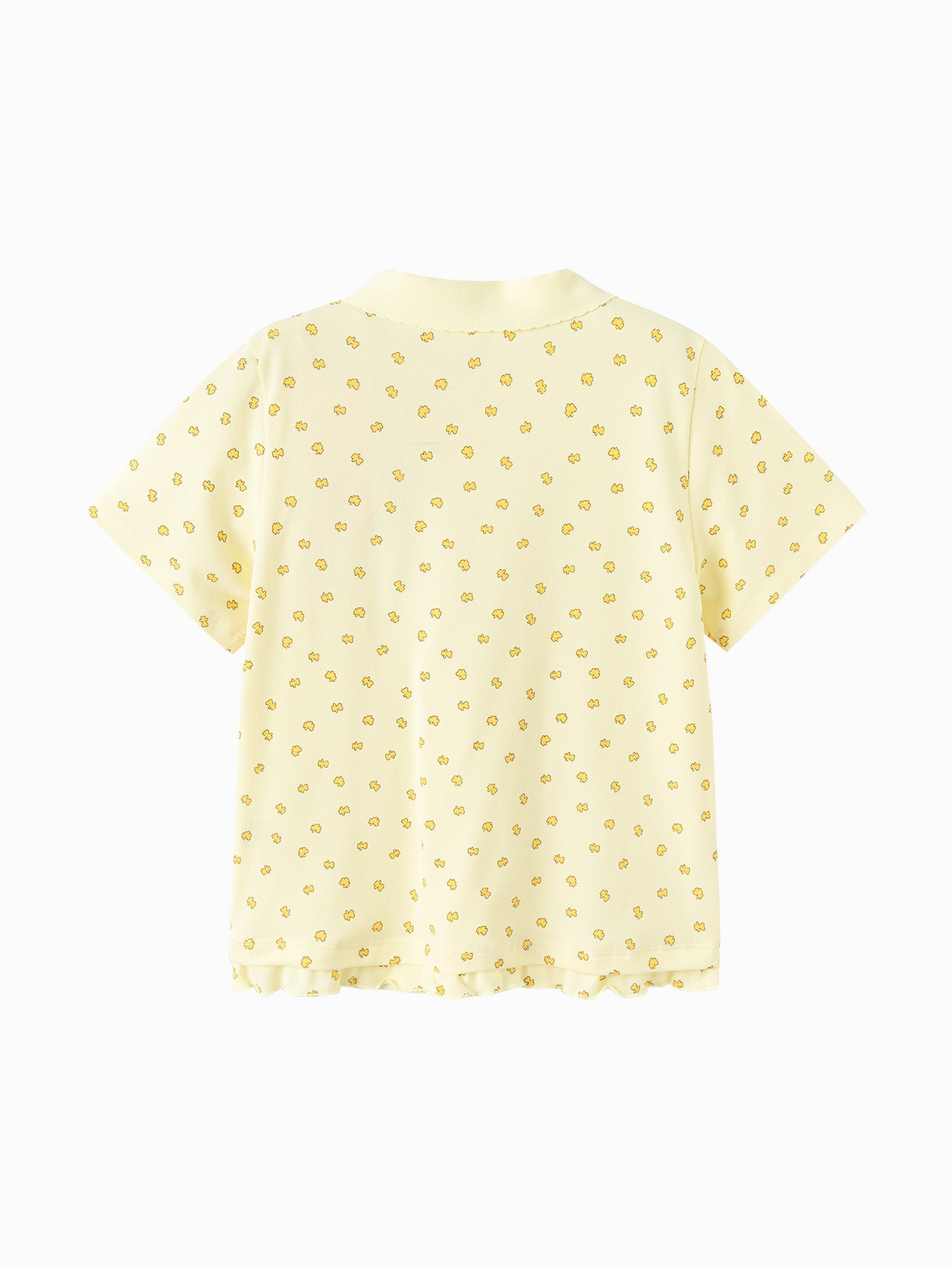 Balabala Girls Hello Kitty Polo Shirt White,Yellow
