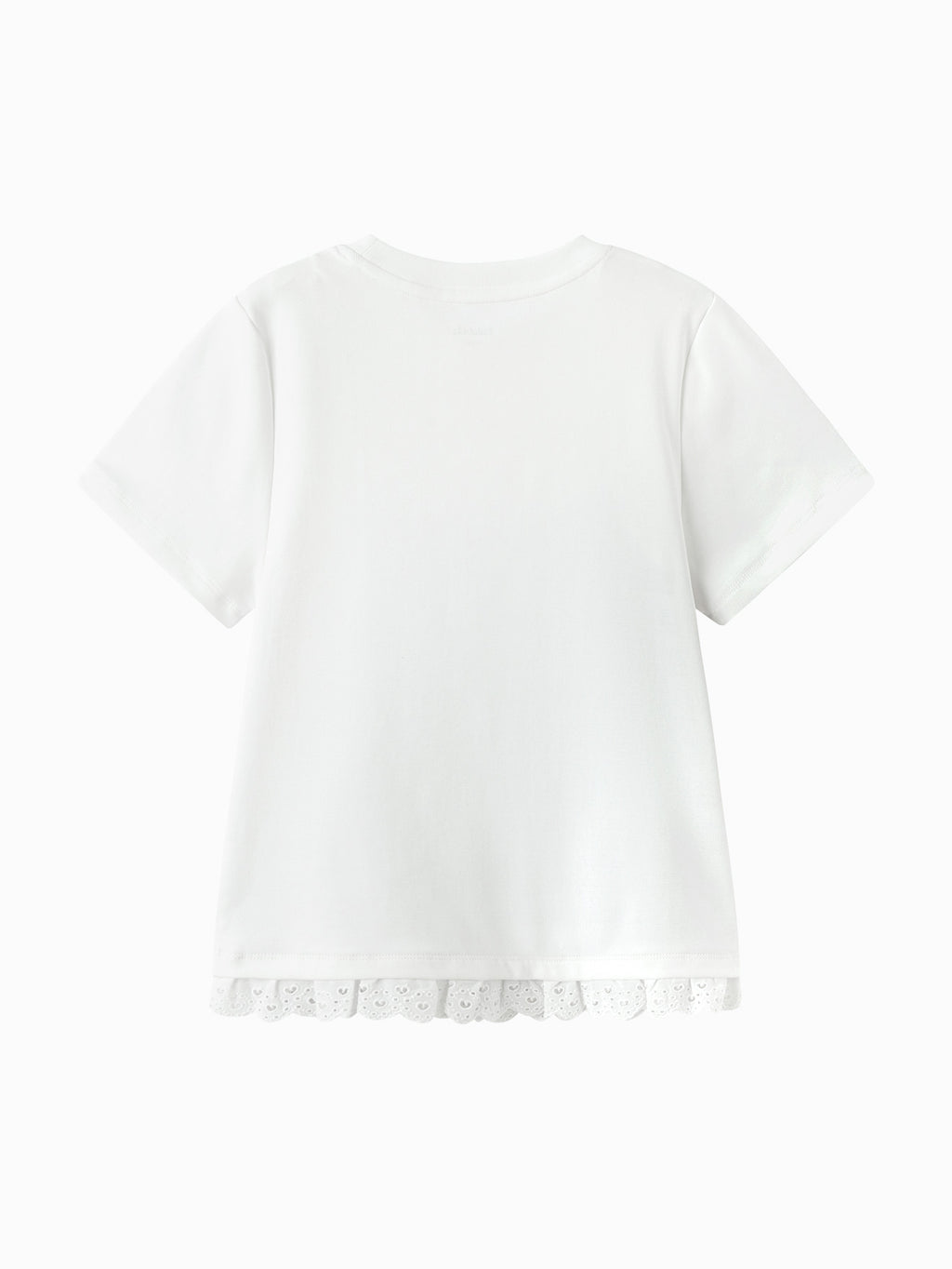 Balabala Girls Stripe T Shirt White Blue