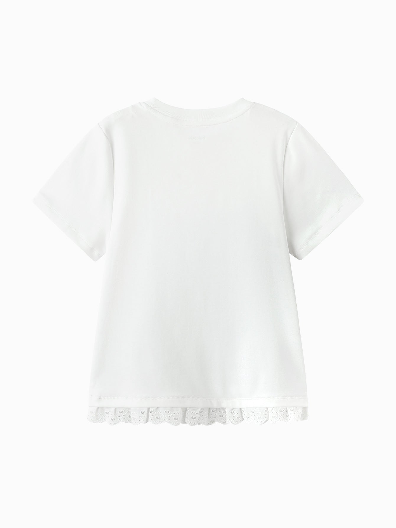 Balabala Girls Stripe T Shirt White Blue