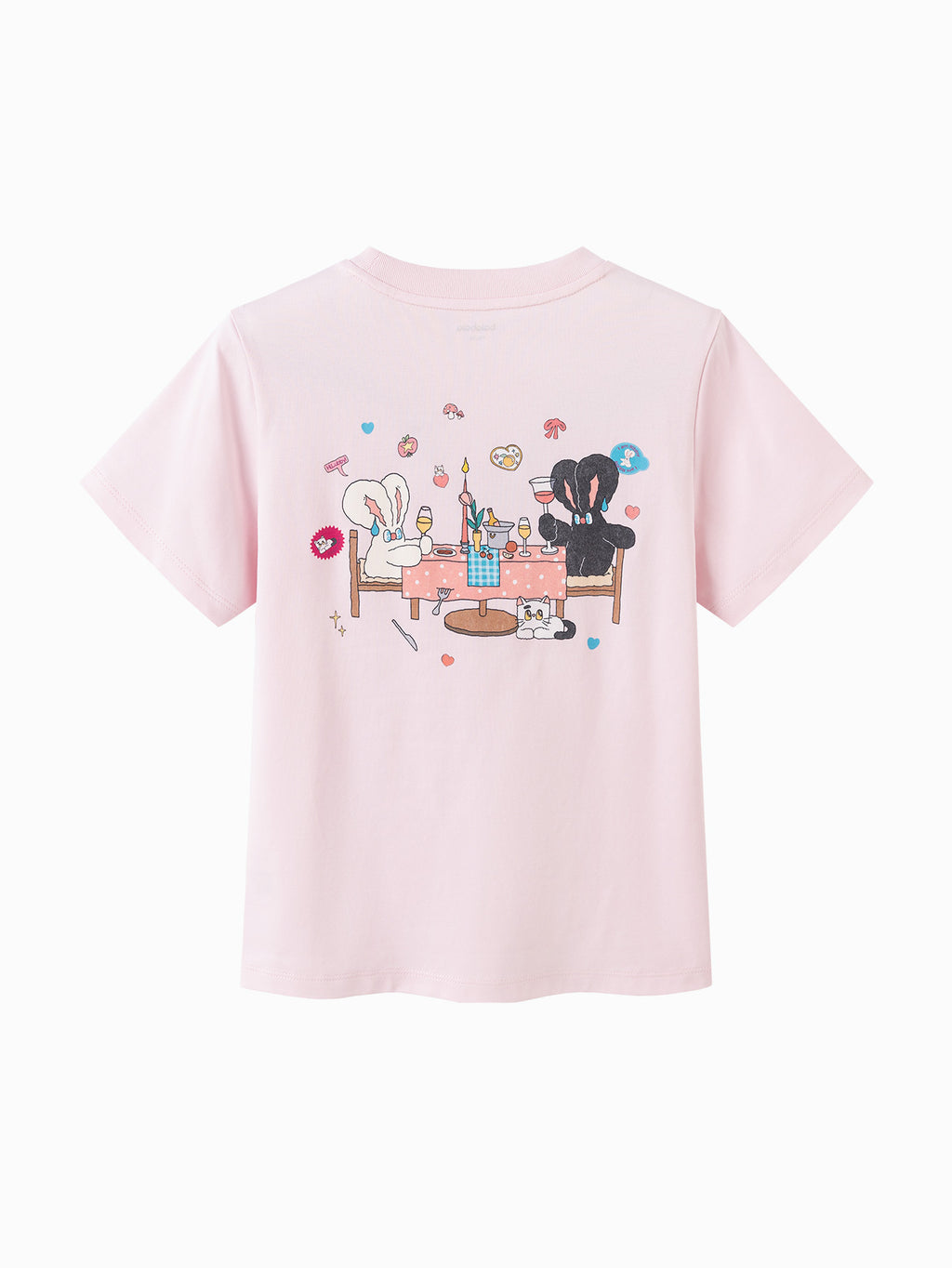 Balabala Girls Hello Kitty Graphic T Shirt White,Visions Pink,Dark Blue