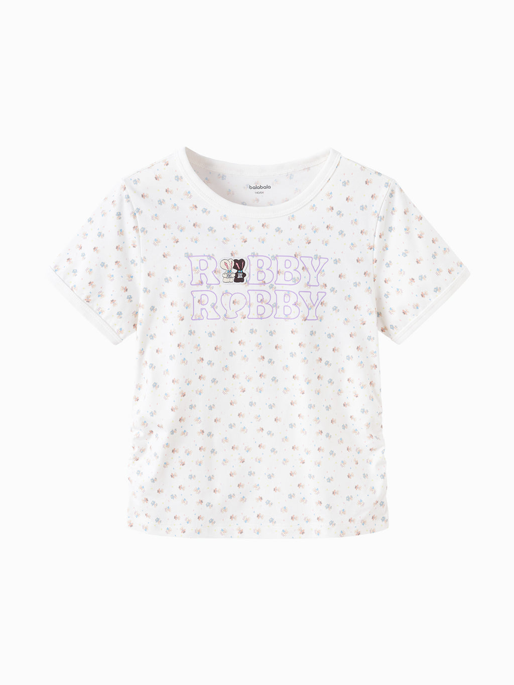Balabala Girls Graphic T Shirt White,White Red,Blue