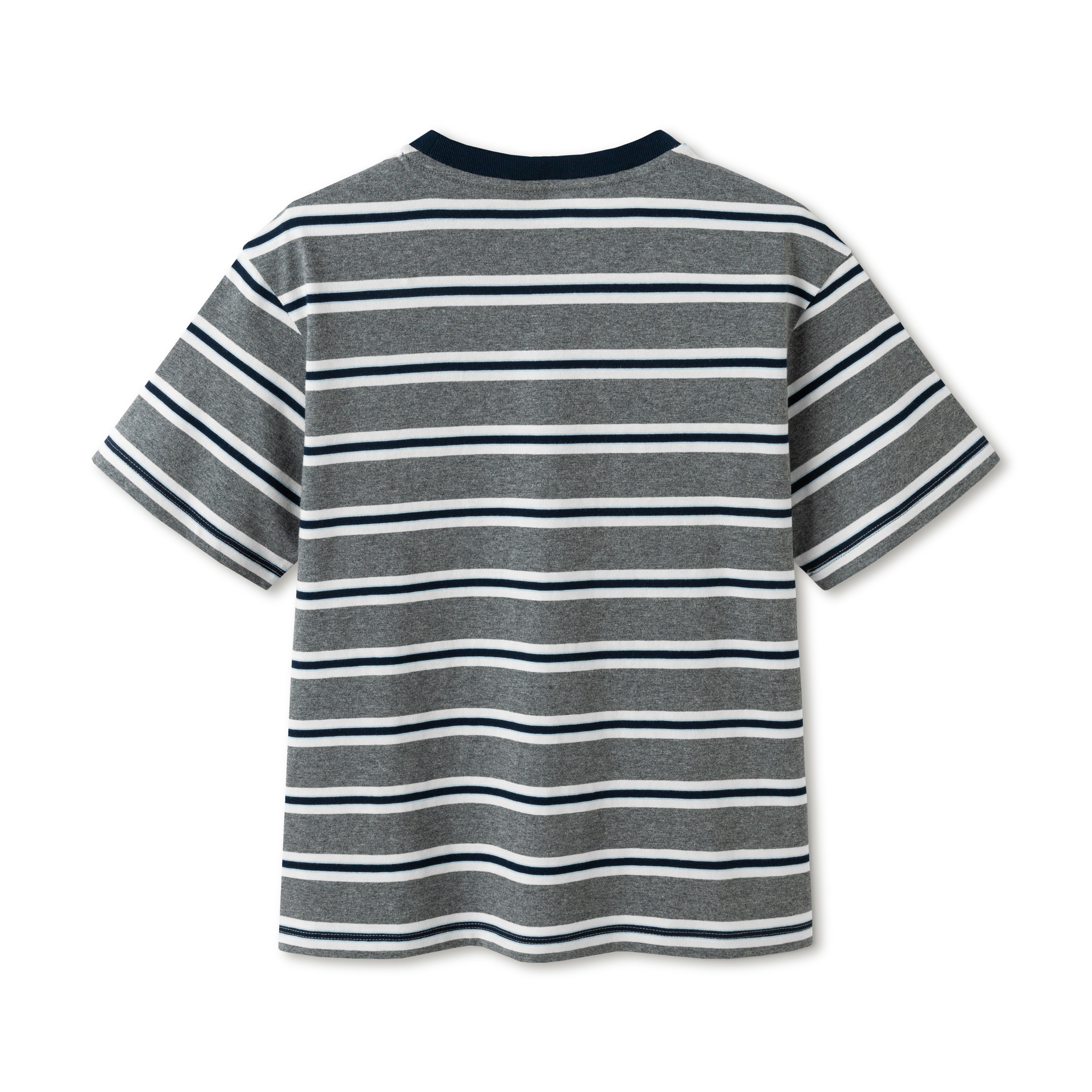 Balabala Boys Print T Shirt White Gray,Gray Blue,Raw White