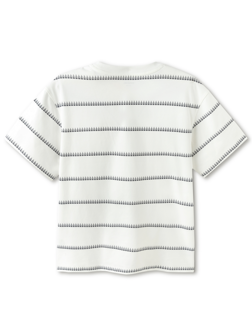Balabala Boys Stripe T Shirt White Blue,Blue Black