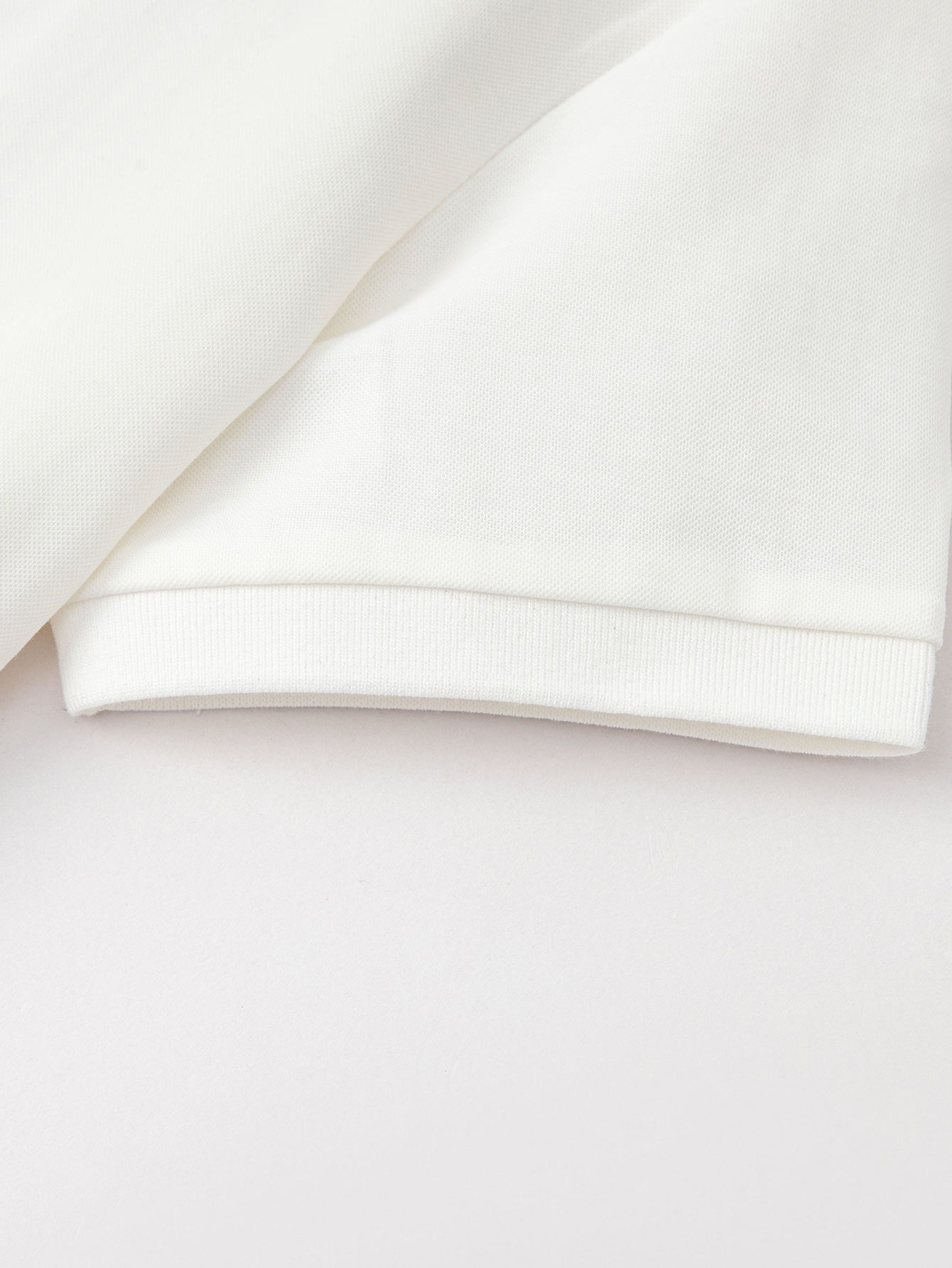 Balabala Boys Basic Polo Shirt White Gray,Raw White