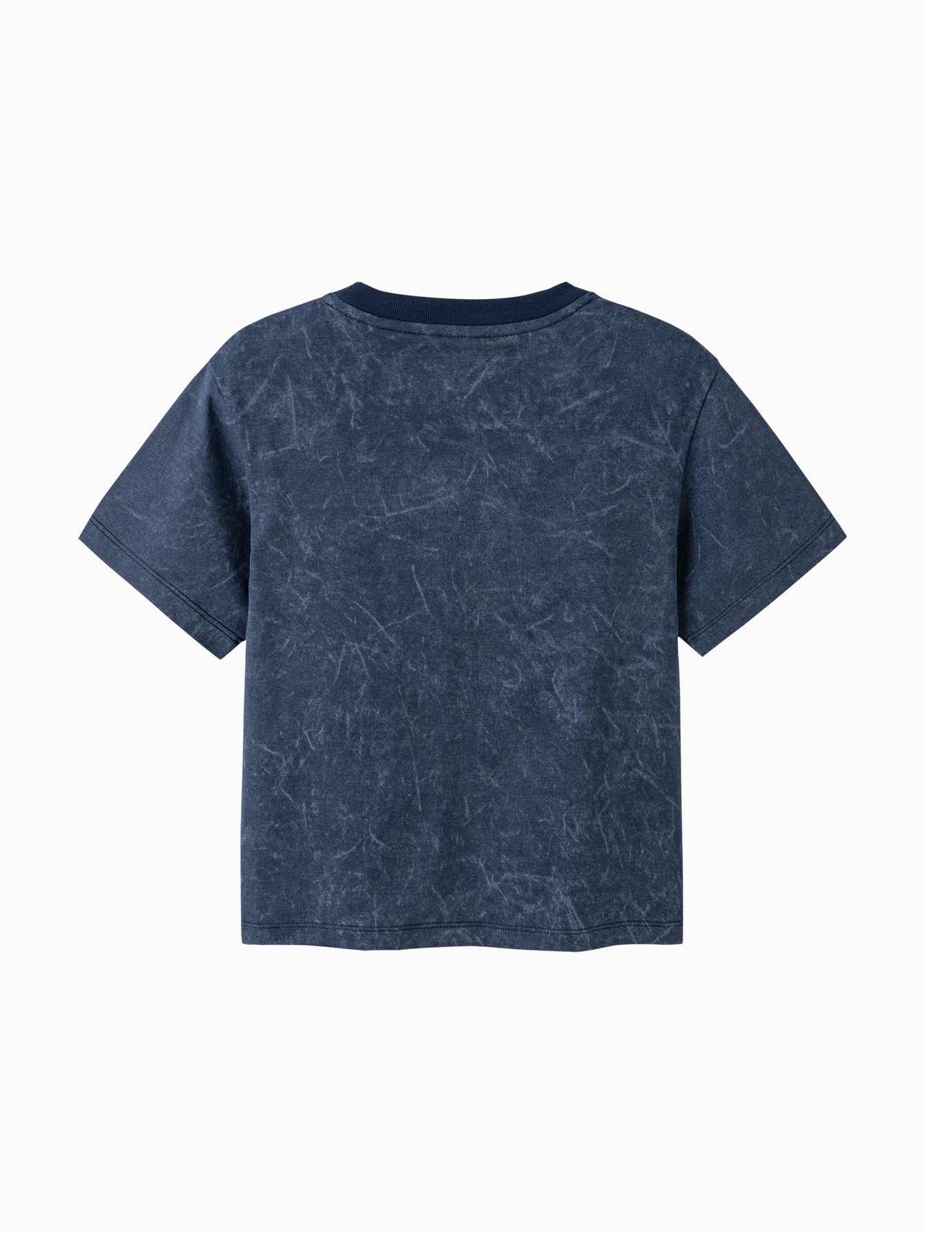Balabala Splash Print T-Shirt Blue,Pink Green