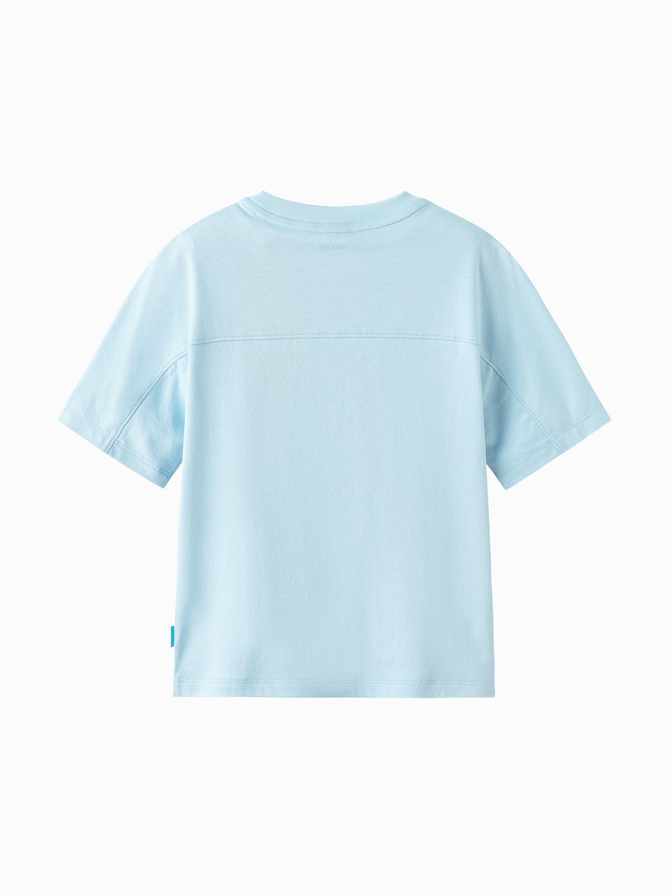 Balabala Boys Washed Graphic T Shirt Ice blue