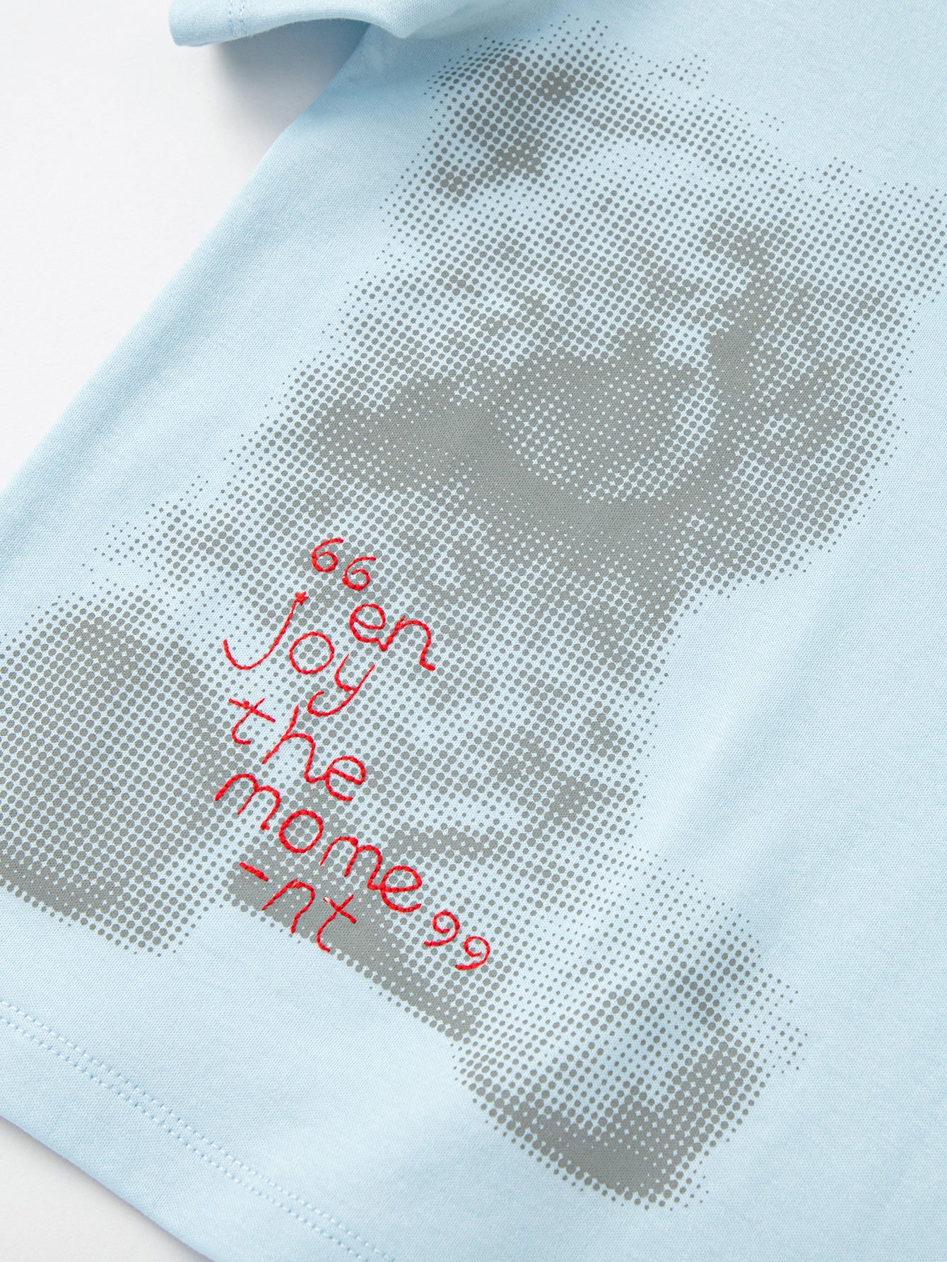 Balabala Boys Washed Graphic T Shirt Ice blue