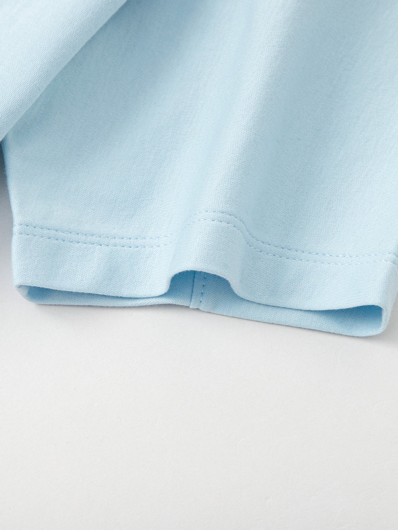 Balabala Boys Washed Graphic T Shirt Ice blue