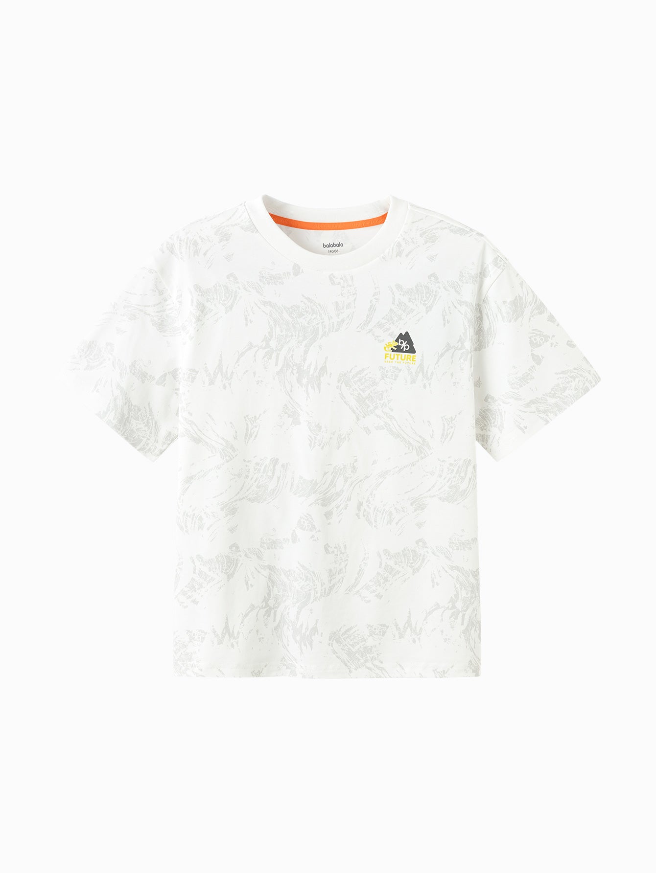 Balabala Boys Graphic T Shirt Gray,Yellow,Pink