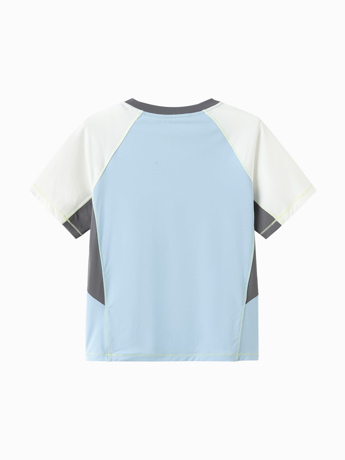 Balabala Boys Color Block Raglan T Shirt Blue,Raw White