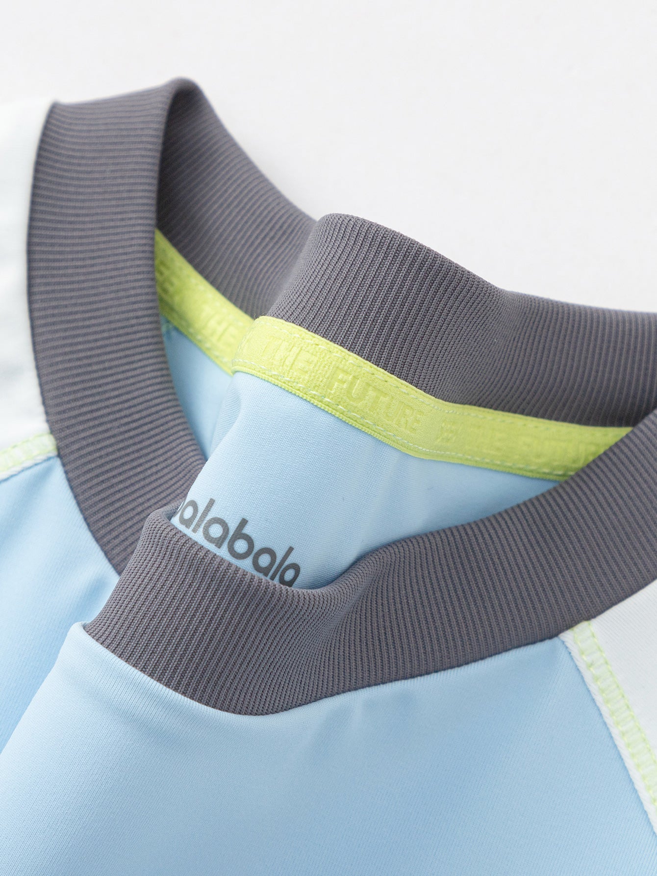 Balabala Boys Color Block Raglan T Shirt Blue,Raw White
