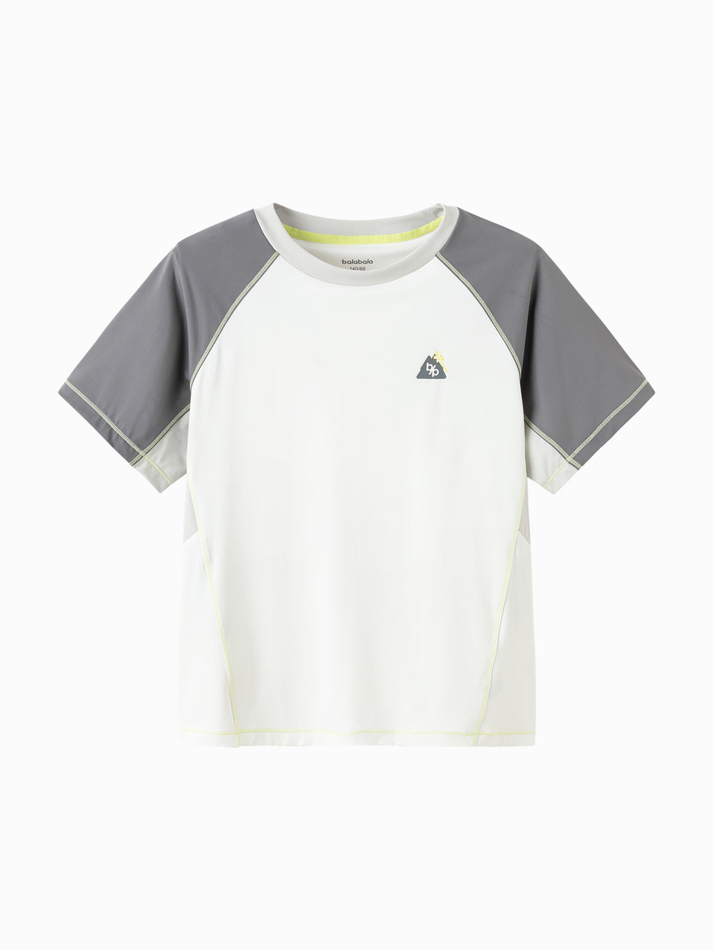 Balabala Boys Color Block Raglan T Shirt Blue,Raw White