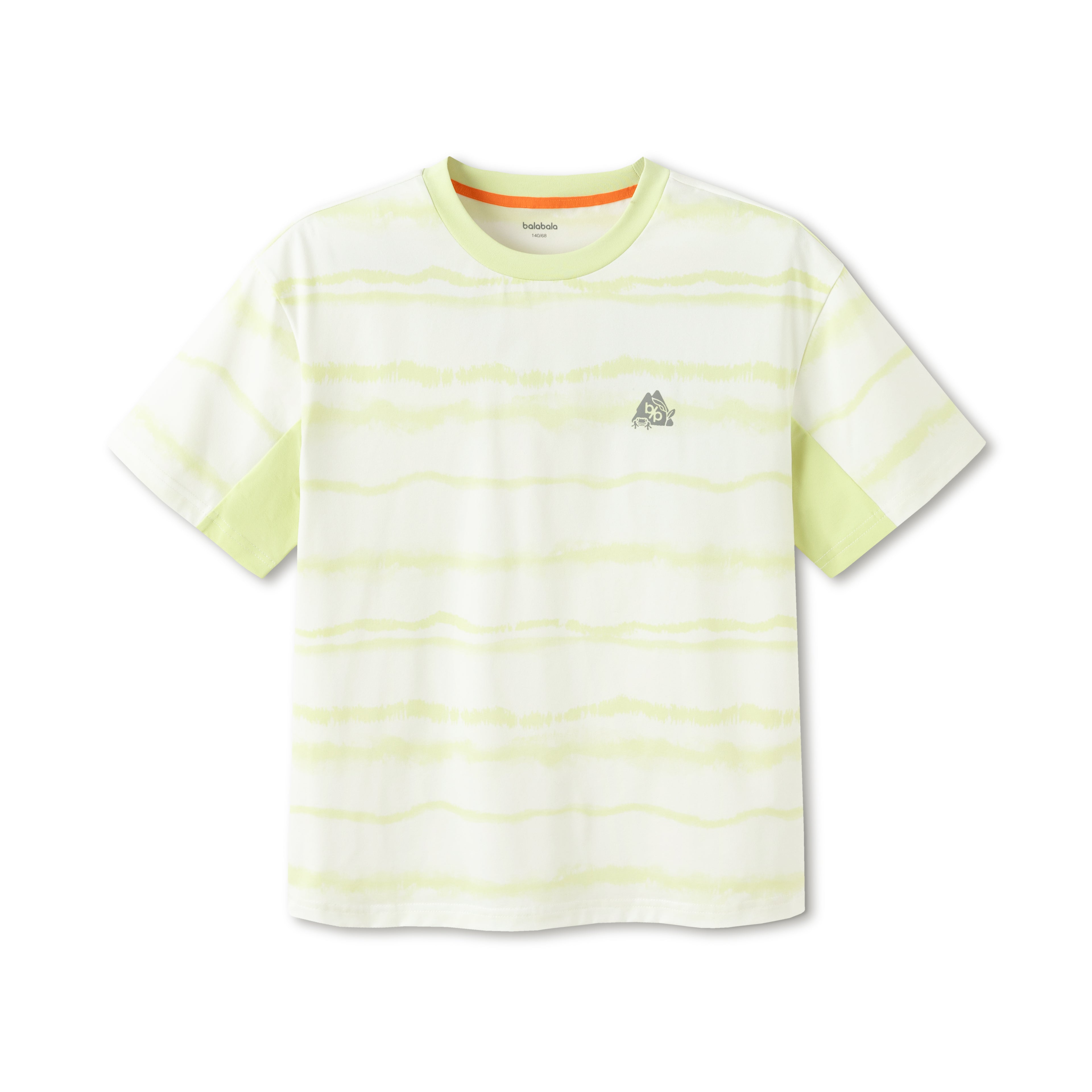 Balabala Boys Stripe T Shirt White Yellow