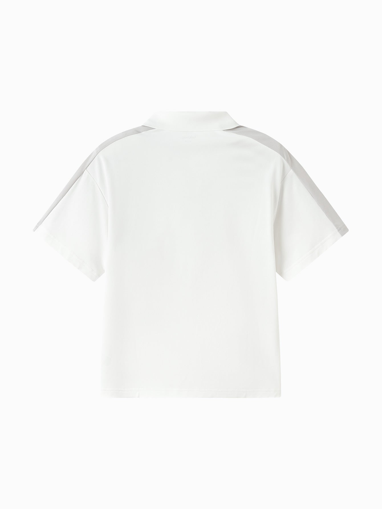 Balabala Boys Contrast Sleeve Polo Shirt White