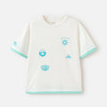Balabala Graphic T-Shirt Off-white,Army Green