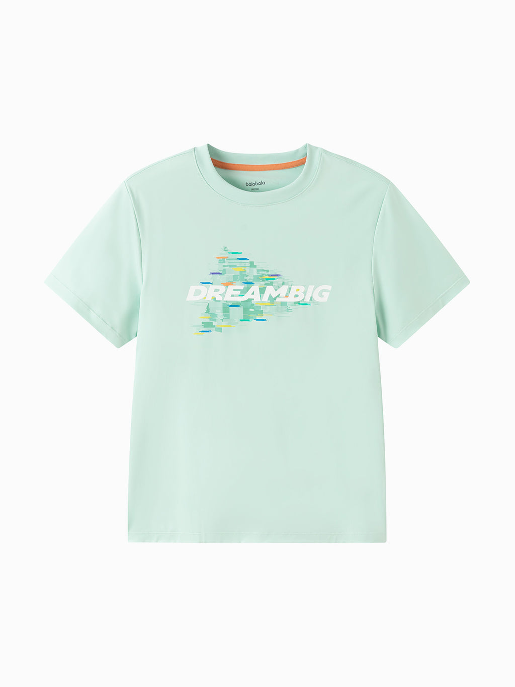 Balabala Boys Graphic T-Shirt Green,Raw White